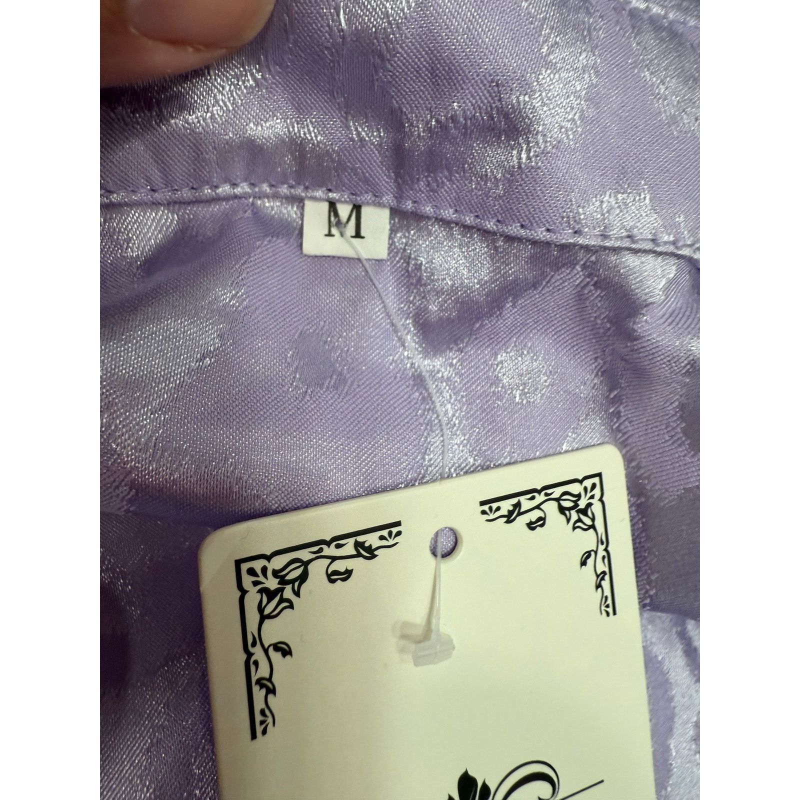Modernica La Mode Women's Blouse Top sz M Purple Silky NEW # H17 Size M / US 6-8 / IT 42-44 - 8 Thumbnail