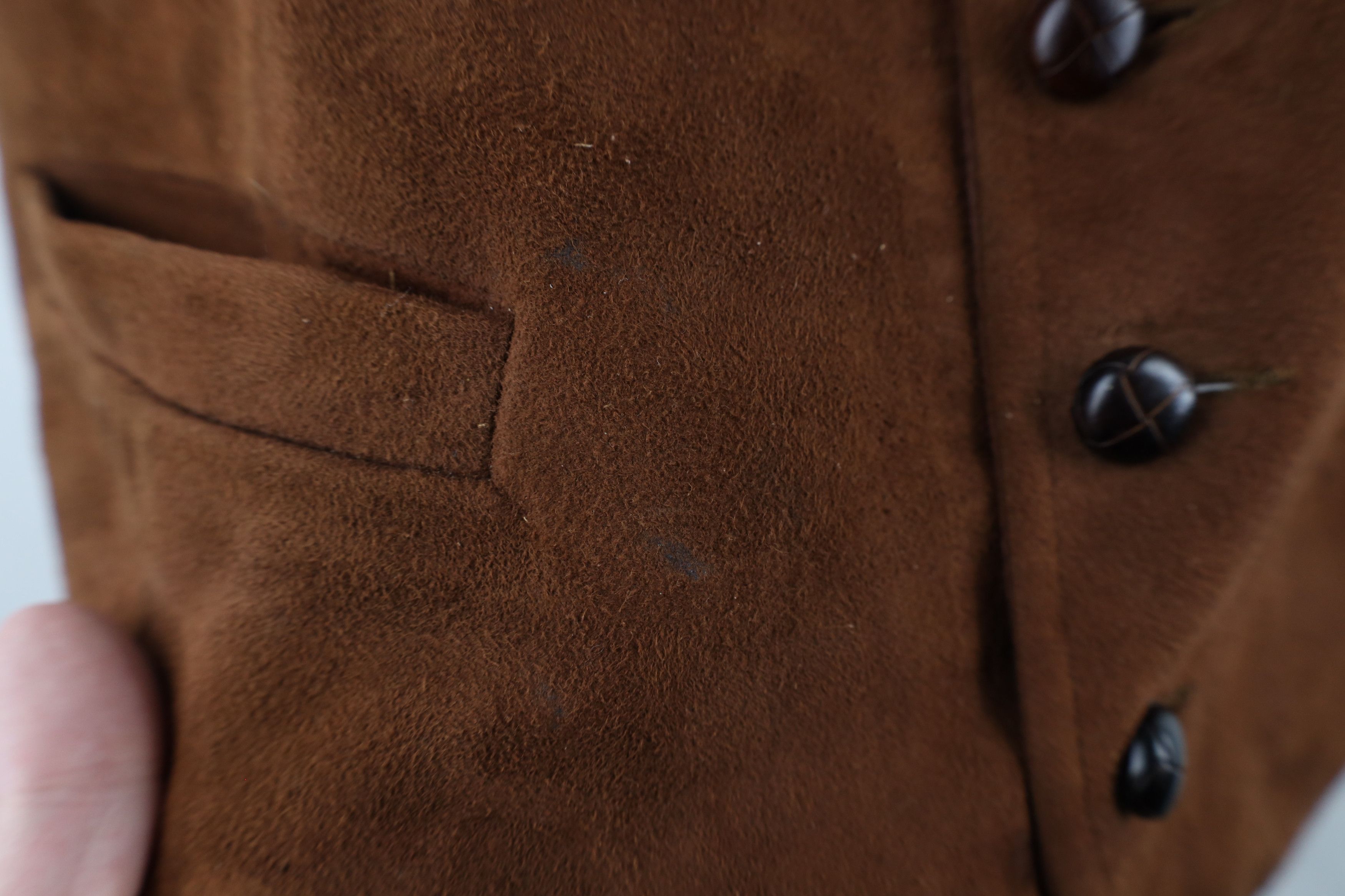 Lands' End × Vintage Vintage 90s Lands End Buckle Back Suede Leather Vest Jacket Size US XL / EU 56 / 4 - 8 Thumbnail