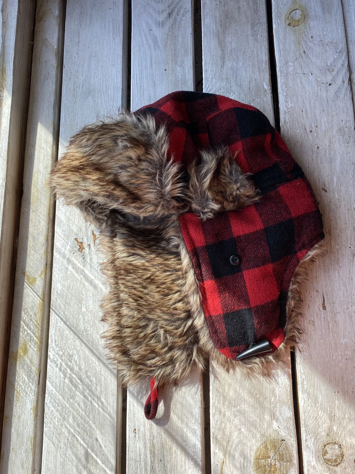 Japanese Brand × Vintage Y2K HYPE FUZZY MOHAIRE AVIATOR USSR USHANKA HAT bubble Size ONE SIZE - 1 Thumbnail