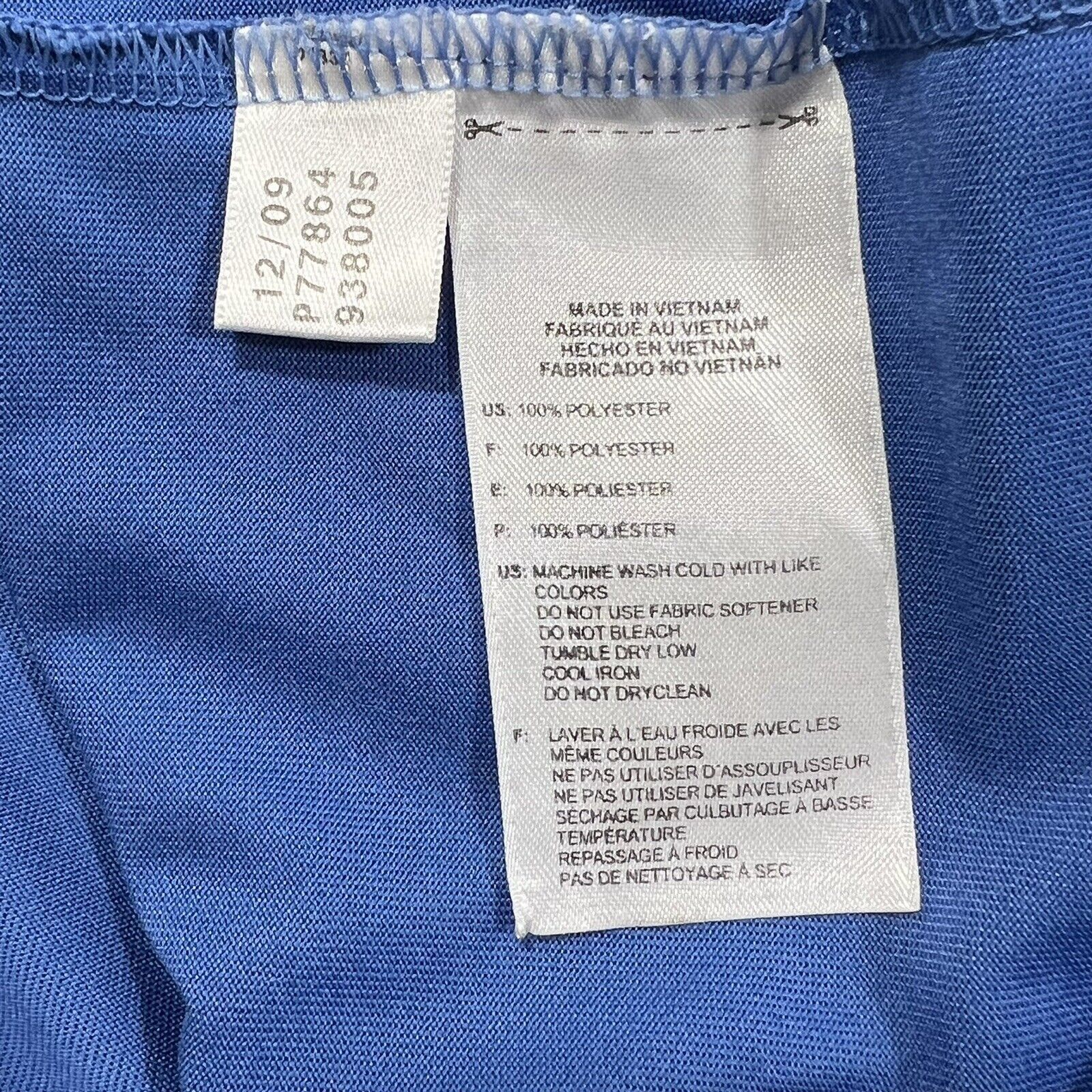 Adidas Adidas Blue Short Sleeve Lightweight Polo Athletic Shirt Size US L / EU 52-54 / 3 - 12 Thumbnail