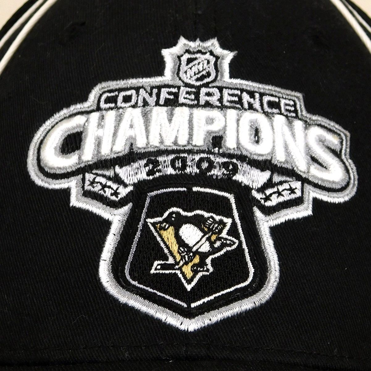 New Era Pittsburgh Penguins 2009 Conference Champions Hat Size M/L Size ONE SIZE - 2 Thumbnail