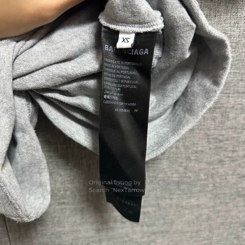 Balenciaga Balenciaga Gray laced short sleeve Size US XS / EU 42 / 0 - 4 Thumbnail