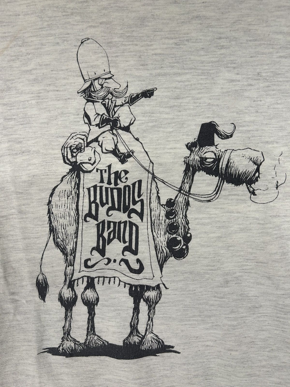 Band Tees × Vintage Crazy Vintage Y2K Essential Grey Graphic Budos Band T-Shirt Size US S / EU 44-46 / 1 - 2 Thumbnail