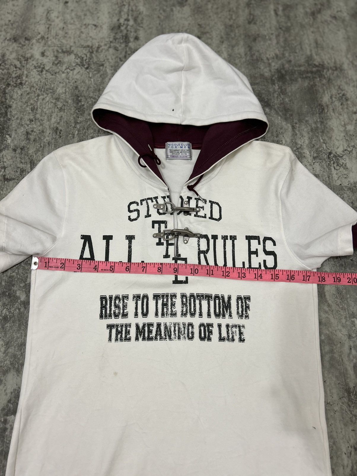 Nicole Club Nicole Club For Men Long Tshit Hoodie Size US S / EU 44-46 / 1 - 11 Thumbnail