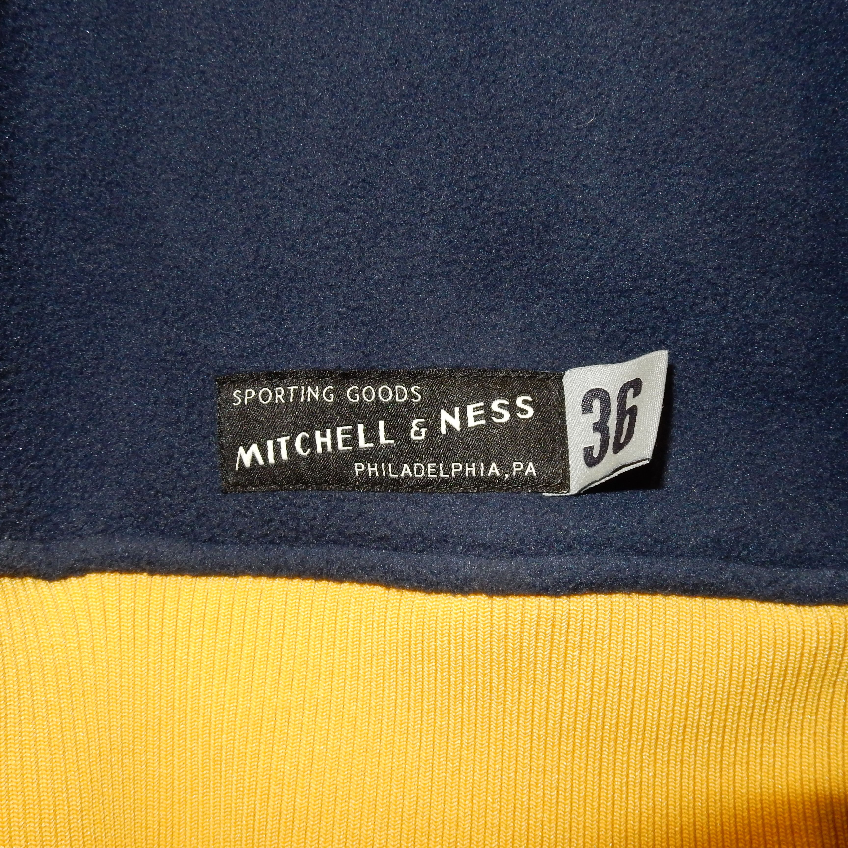 Mitchell & Ness Mitchell&Ness zip-up navy sweatshirt - S/M Size US M / EU 48-50 / 2 - 5 Thumbnail