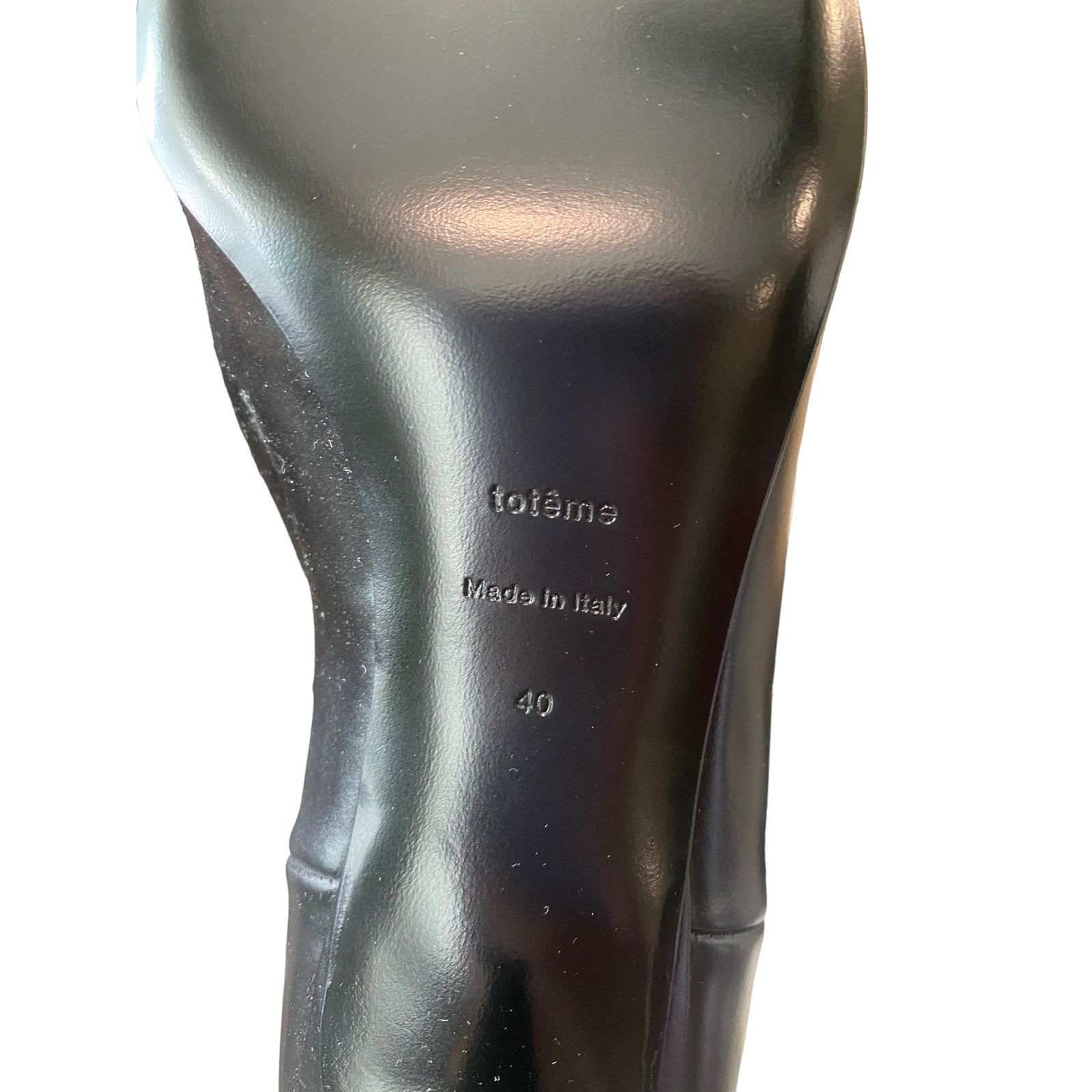 REVOLVE TOTEME 60mm leather ankle boots Black 40 Size US 10 / IT 40 - 10 Thumbnail
