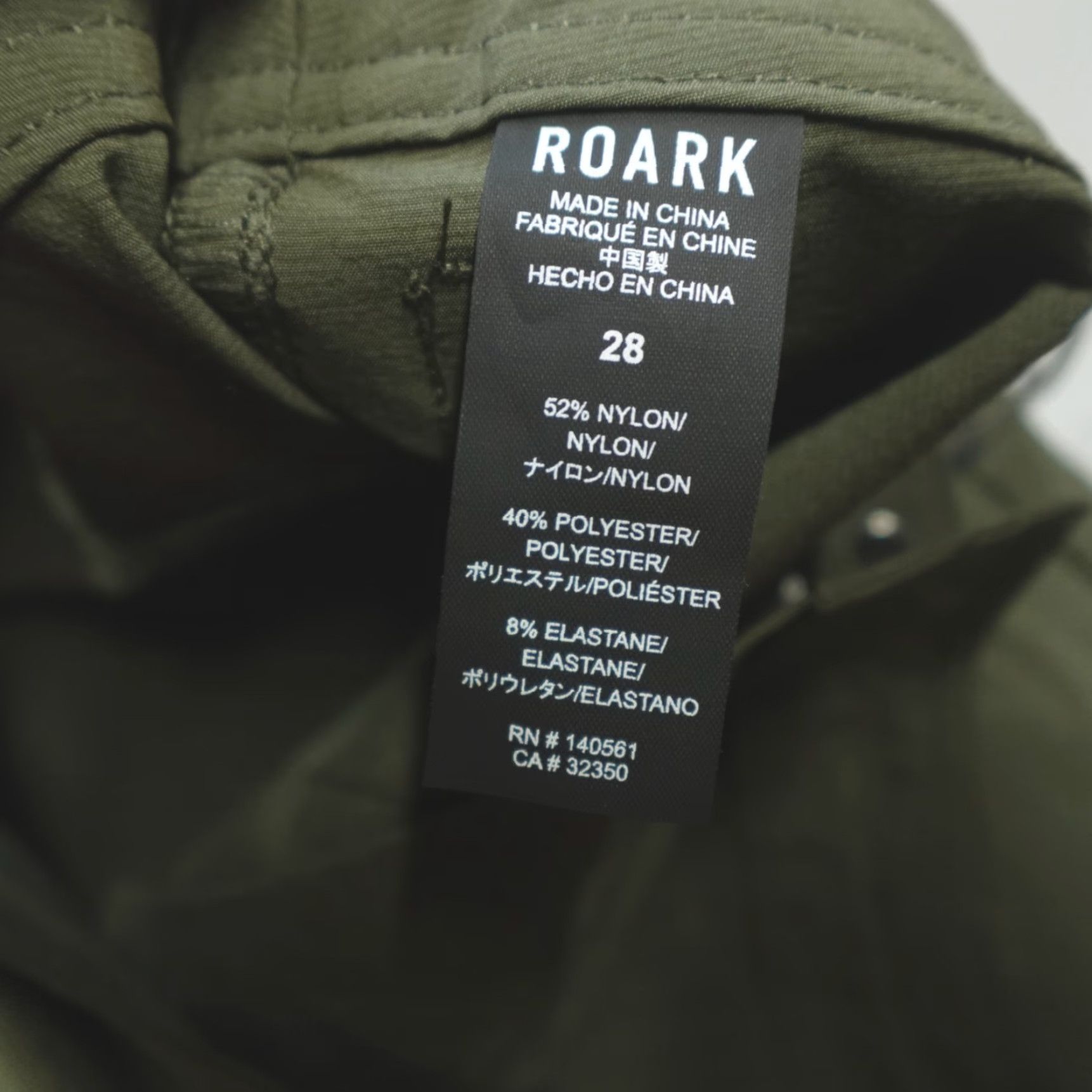 Roark Roark Layover Trail Shorts 3.0 Men's Size 28 Military Green Pockets Nylon Blend Size US 28 / EU 44 - 5 Thumbnail