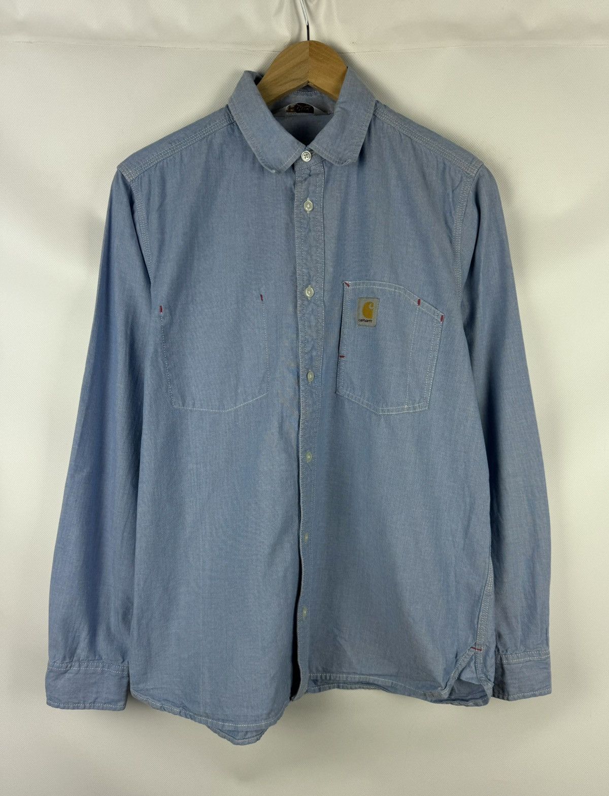 Carhartt Carhartt L/S State Chest Logo Long Sleeve Button Up Shirt Size US L / EU 52-54 / 3 - 1 Thumbnail