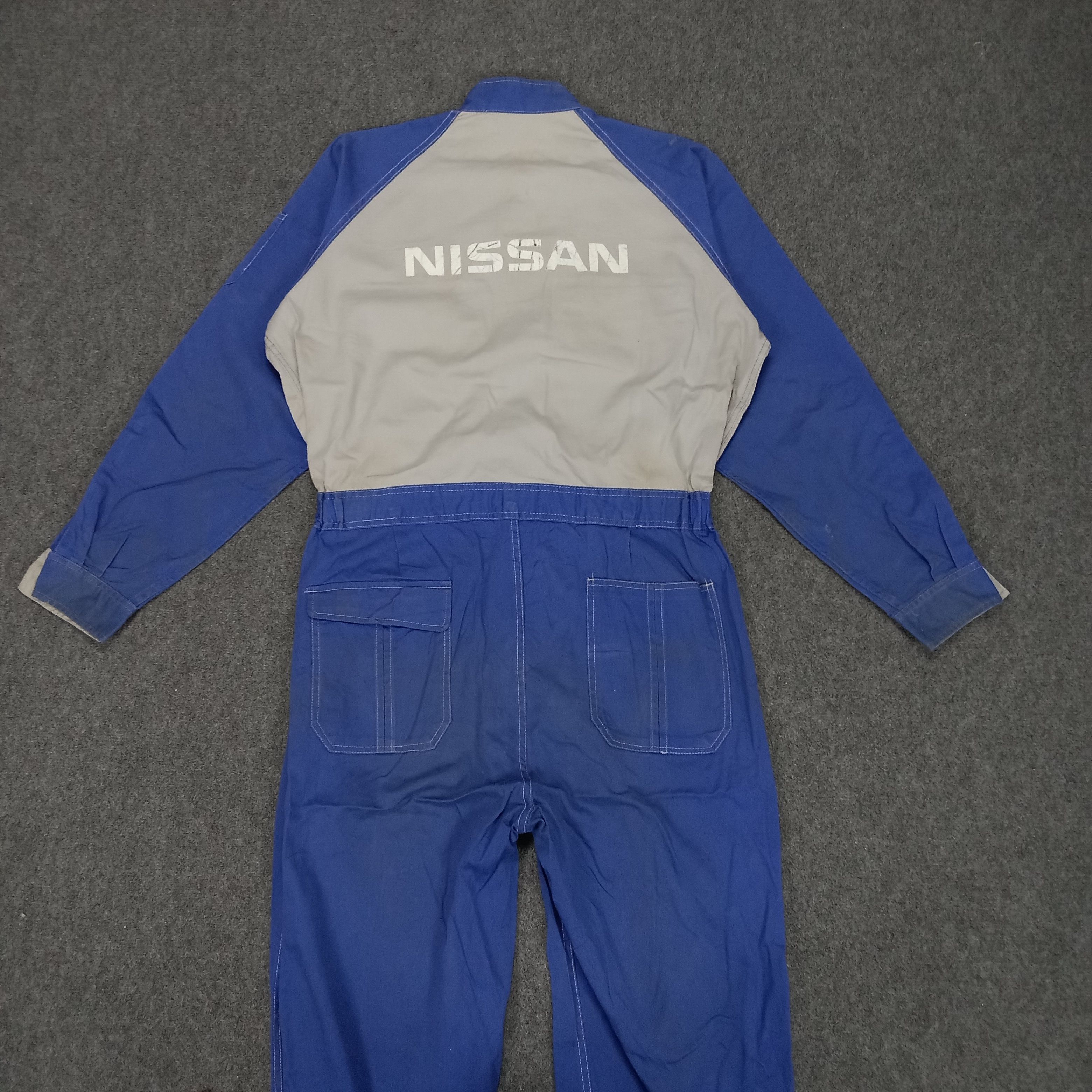 Japanese Brand × Vintage Nissan Japanese Racing Team Uniform Coverall Jacket Size US L / EU 52-54 / 3 - 2 Thumbnail