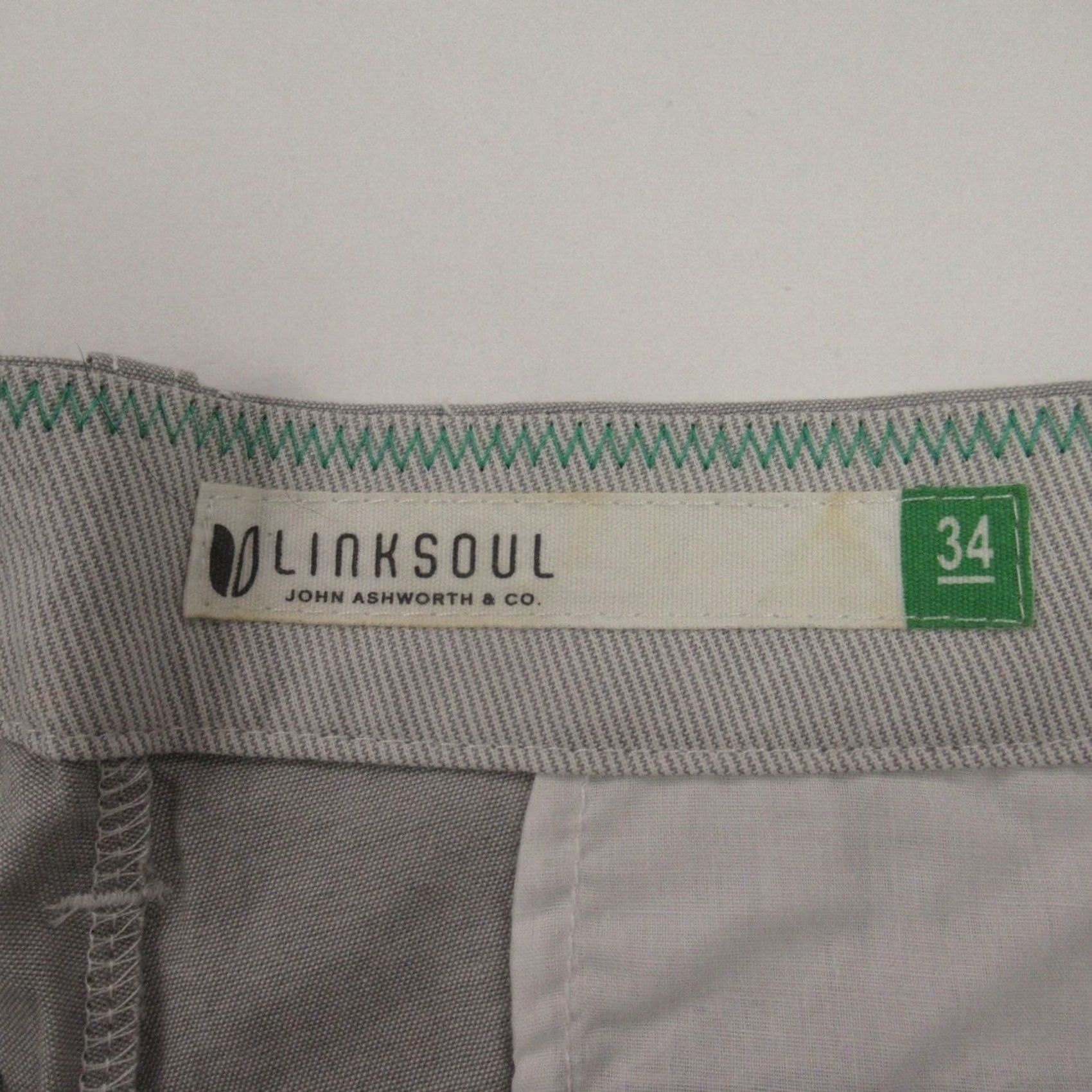 Vintage Linksoul Shorts Mens 34 Pockets Button Lightweight Outdoors Chino Casual Gray Size US 34 / EU 50 - 3 Thumbnail