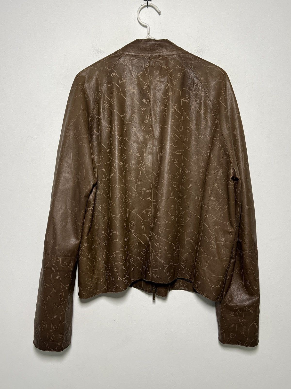 Giorgio Armani Giorgio Armani runway laser cut print moto jacket archive Size US L / EU 52-54 / 3 - 9 Thumbnail
