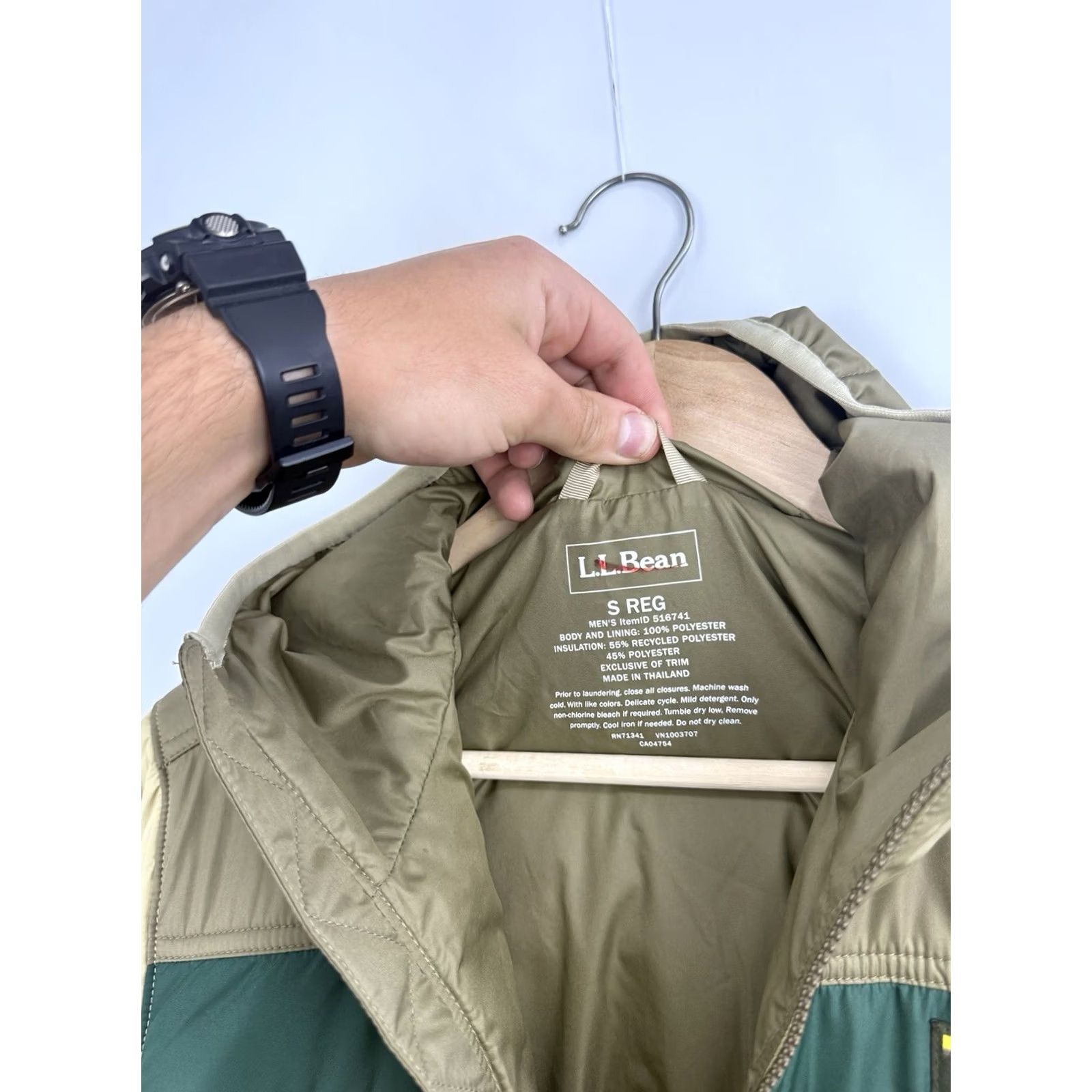 Vintage L.L. Bean Hooded Insulated Hiking Jacket - S/M Outdoor Size US S / EU 44-46 / 1 - 6 Thumbnail