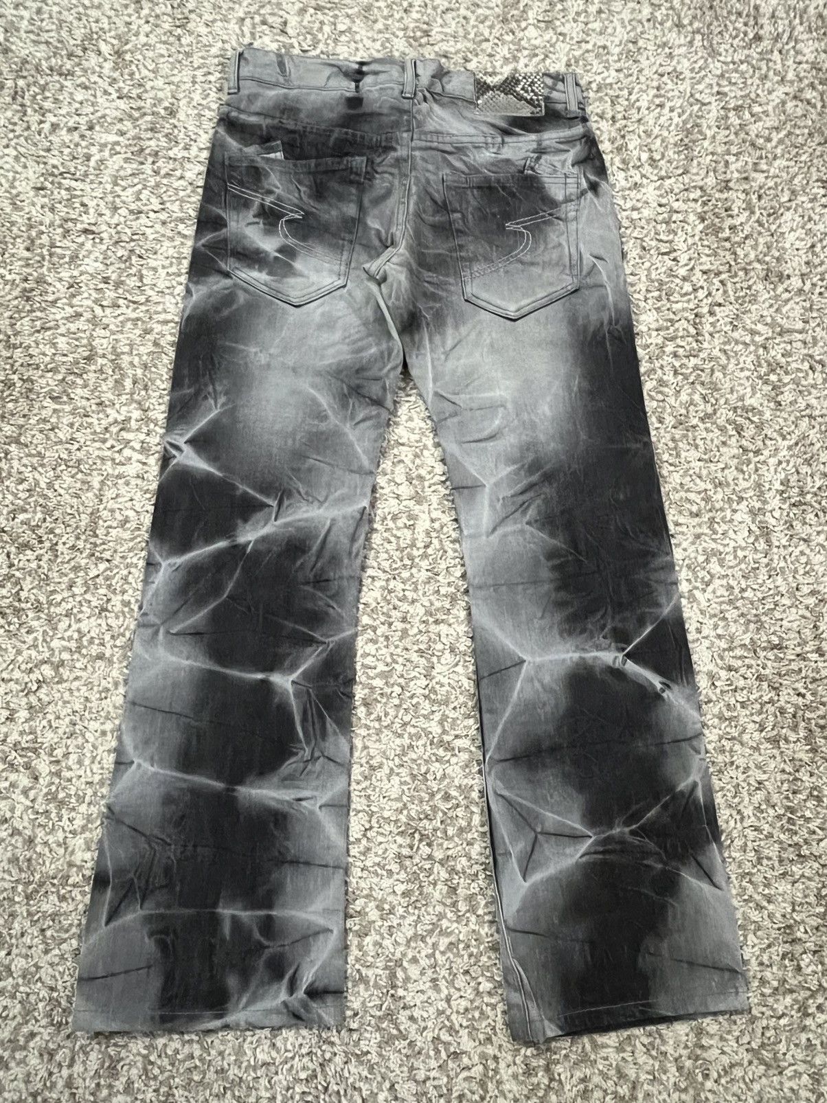 semanticdesign DYE BLEACH SEMANTIC CLAWMARKS JEANS Size US 31 - 7 Thumbnail