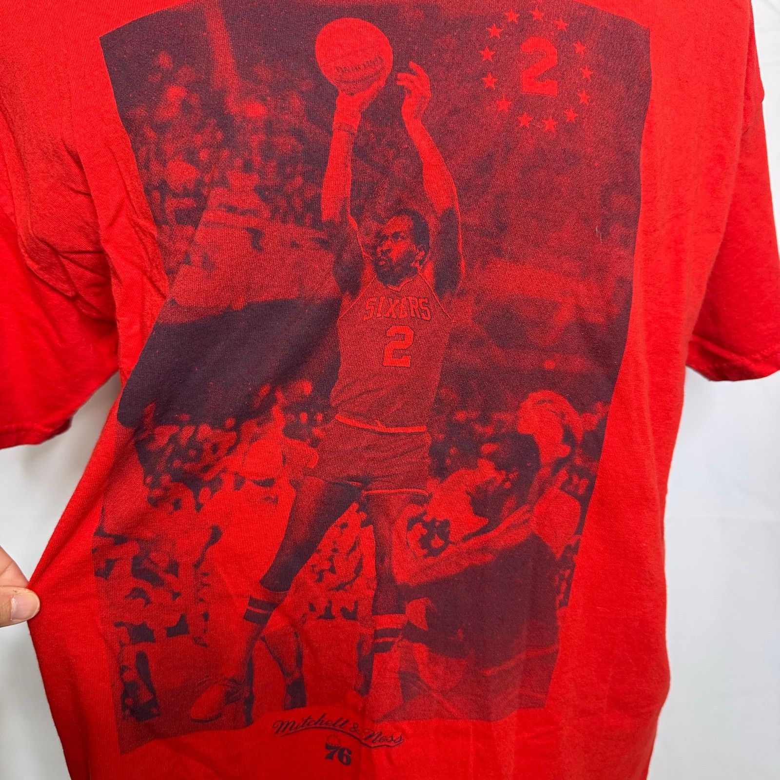 Mitchell & Ness Mitchell & Ness Philadelphia 76ers Moses Malone T Shirt XL Size US XL / EU 56 / 4 - 5 Thumbnail