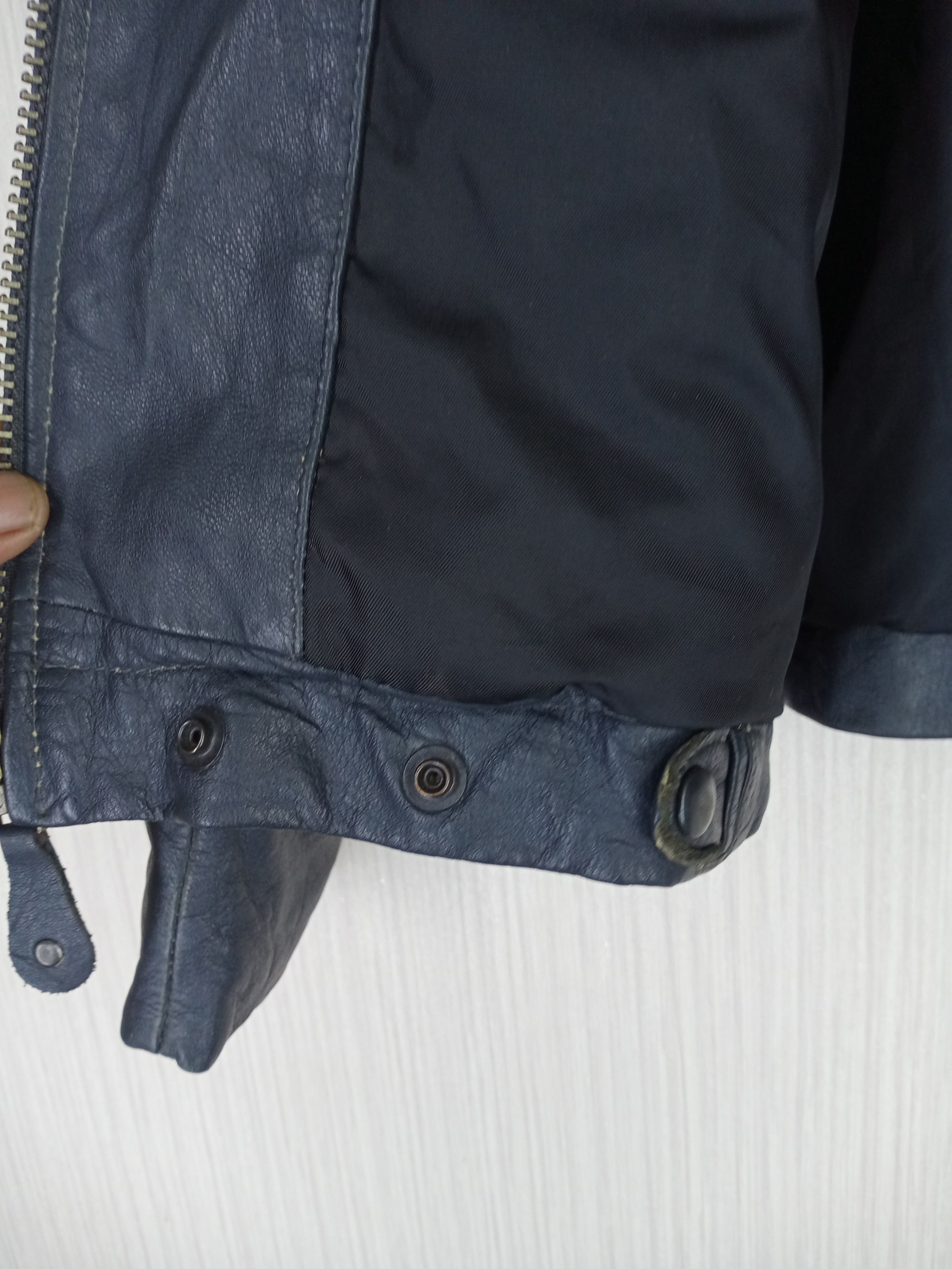 Alpha Industries VINTAGE ALPHA INDUSTRIES LEATHER GENUINE COWHIDE JACKET Size US M / EU 48-50 / 2 - 17 Thumbnail