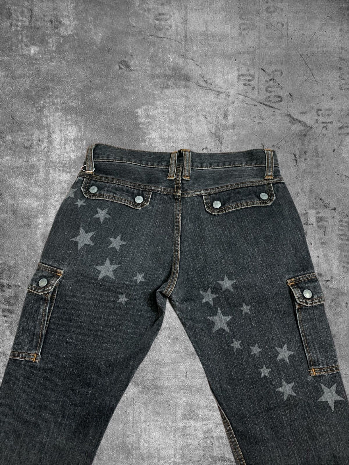 Hysteric Glamour hysteric Glamour flared cargo washed black denim pants Size US 30 / EU 46 - 4 Thumbnail