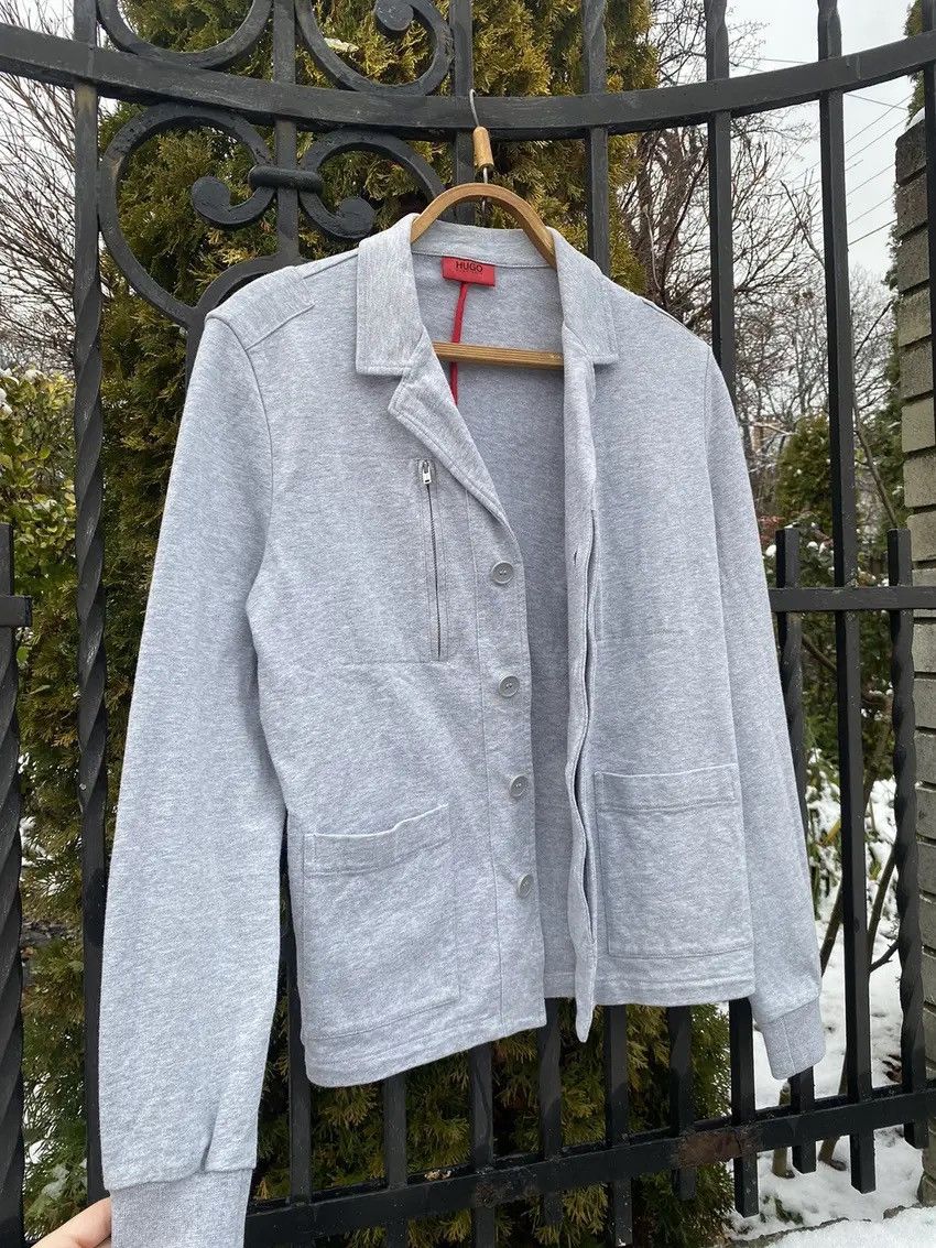 Hugo Boss × Vintage Vintage Hugo Boss Grey Jacket Women Size M / US 6-8 / IT 42-44 - 6 Thumbnail