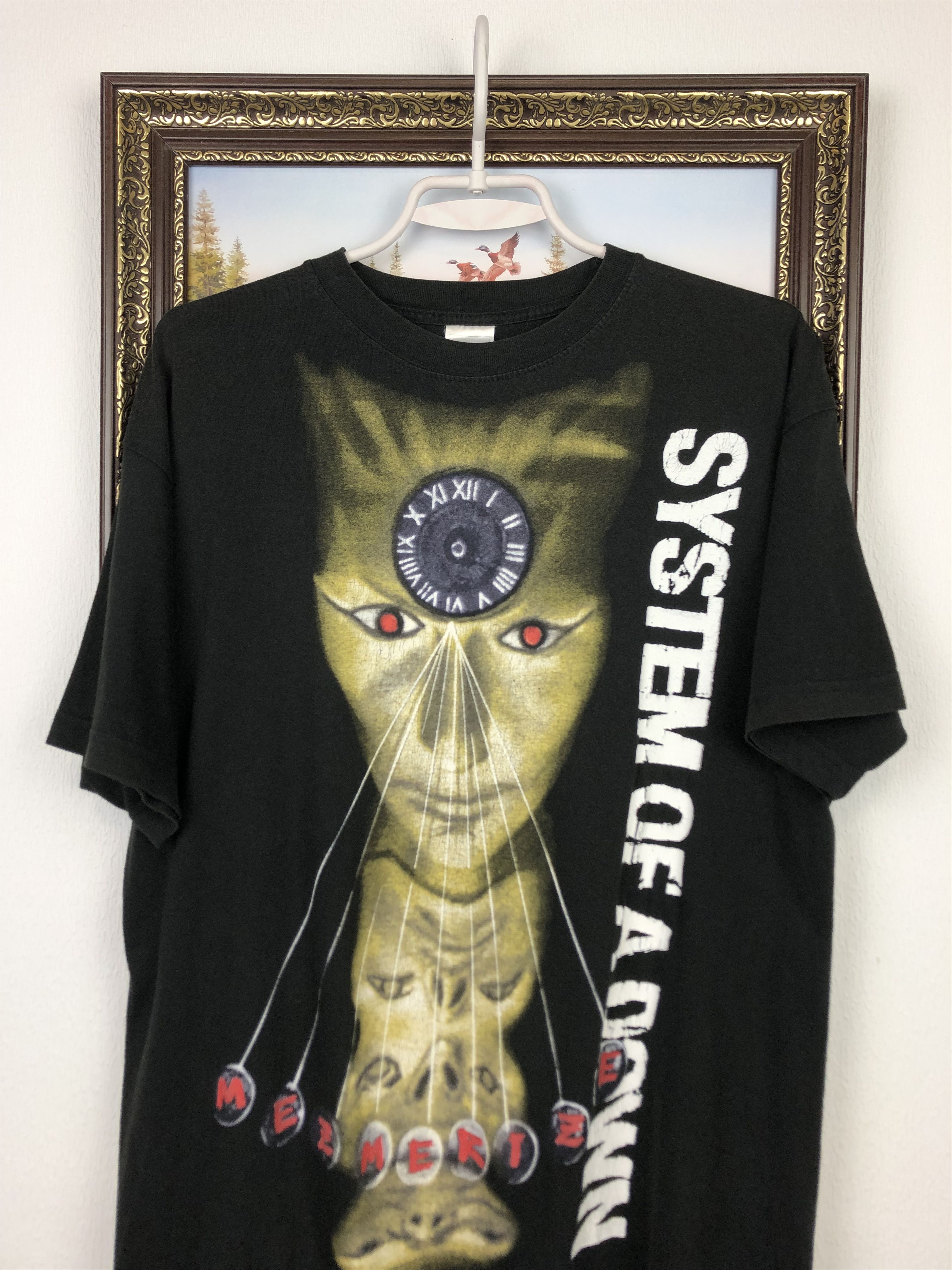 Band Tees Vintage System Of A Down Mezmerize Band Shirt Over Print Tee Size US M / EU 48-50 / 2 - 2 Thumbnail
