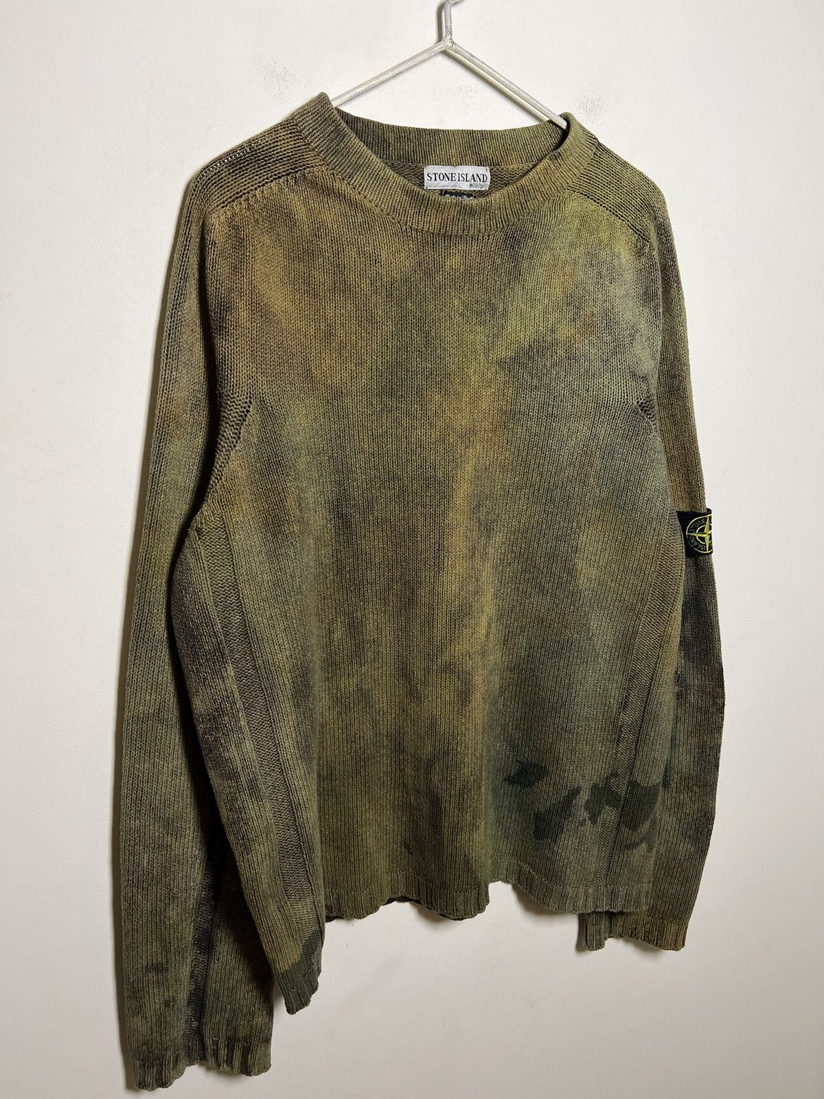 Stone Island stone island y2k painters sweater 1/1 vintage Size US XL / EU 56 / 4 - 12 Thumbnail