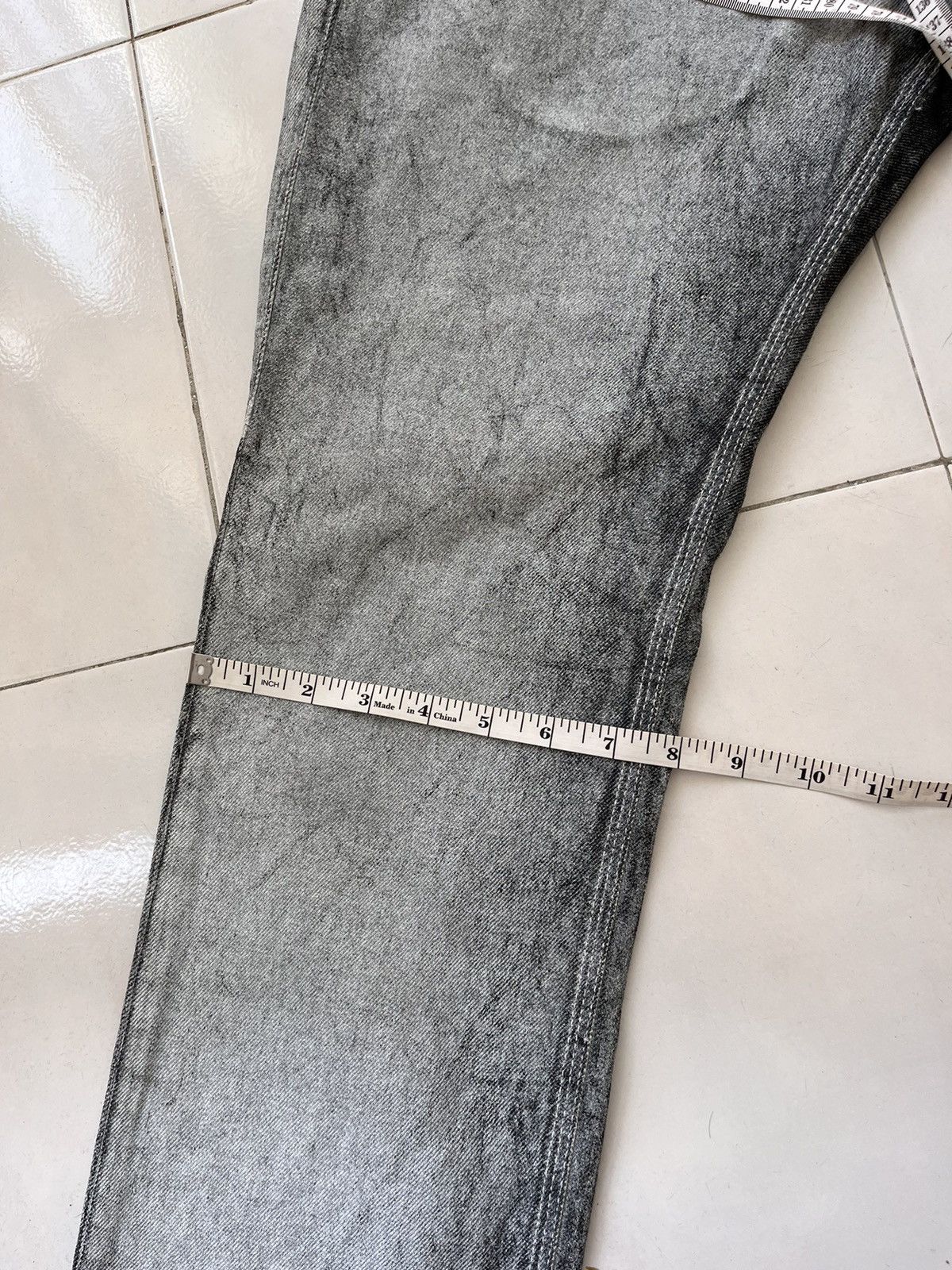 Neil Barrett 💥 Neil Barret Waxed Coated Denim Size 33" - 13 Thumbnail