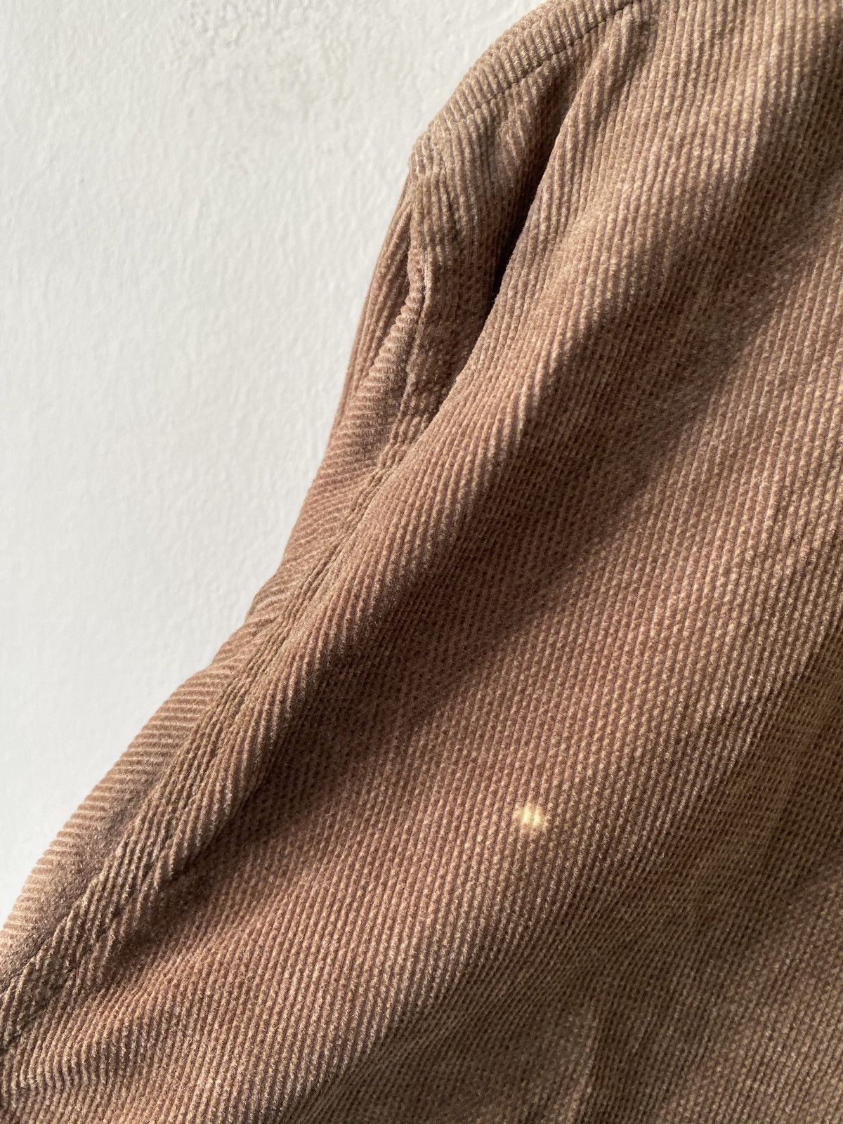 Issey Miyake 1990s - Tete Homme By Issey Miyake Corduroy Zipper Shirt Size US L / EU 52-54 / 3 - 14 Thumbnail