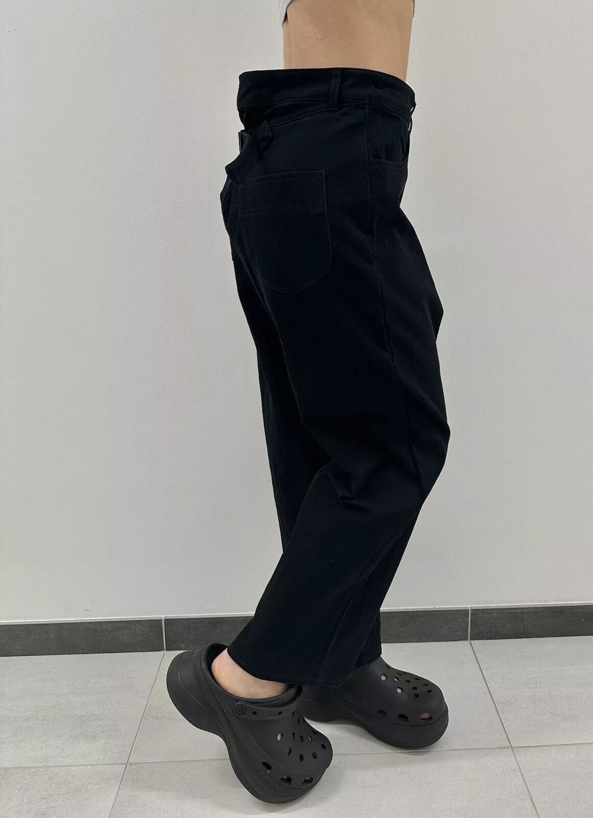See by Chloe See By Chloe Womens Pants Trousers Black High Waist size 36 Size 25" / US 0 / IT 36 - 15 Thumbnail