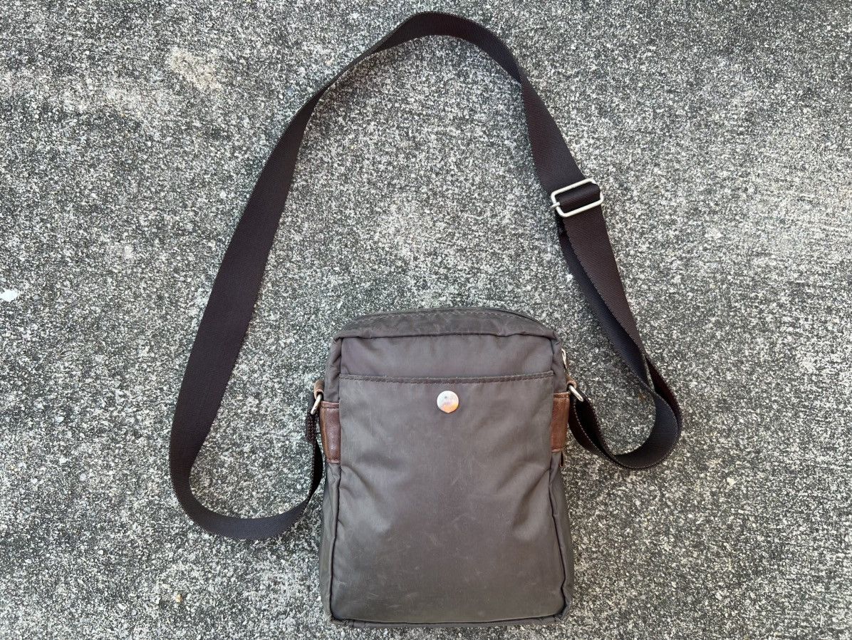 Vintage × Yohji Yamamoto Vintage Yohji Yamamoto Y’saccs Hybrid Patina Leather Wax Bag Size ONE SIZE - 16 Thumbnail
