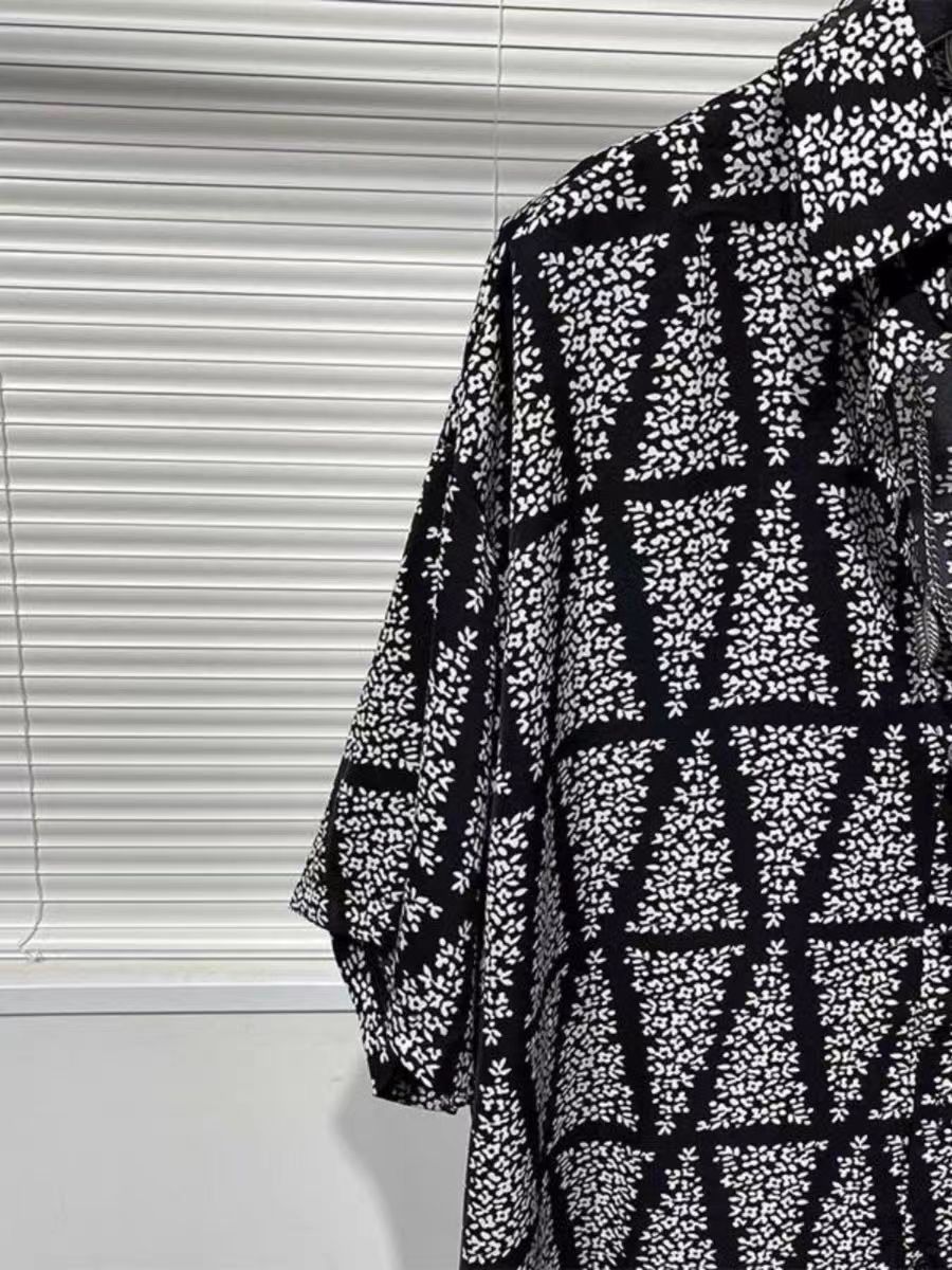 Vintage Black Loose Street Lightweight Short Sleeve Shirt Size US L / EU 52-54 / 3 - 4 Thumbnail