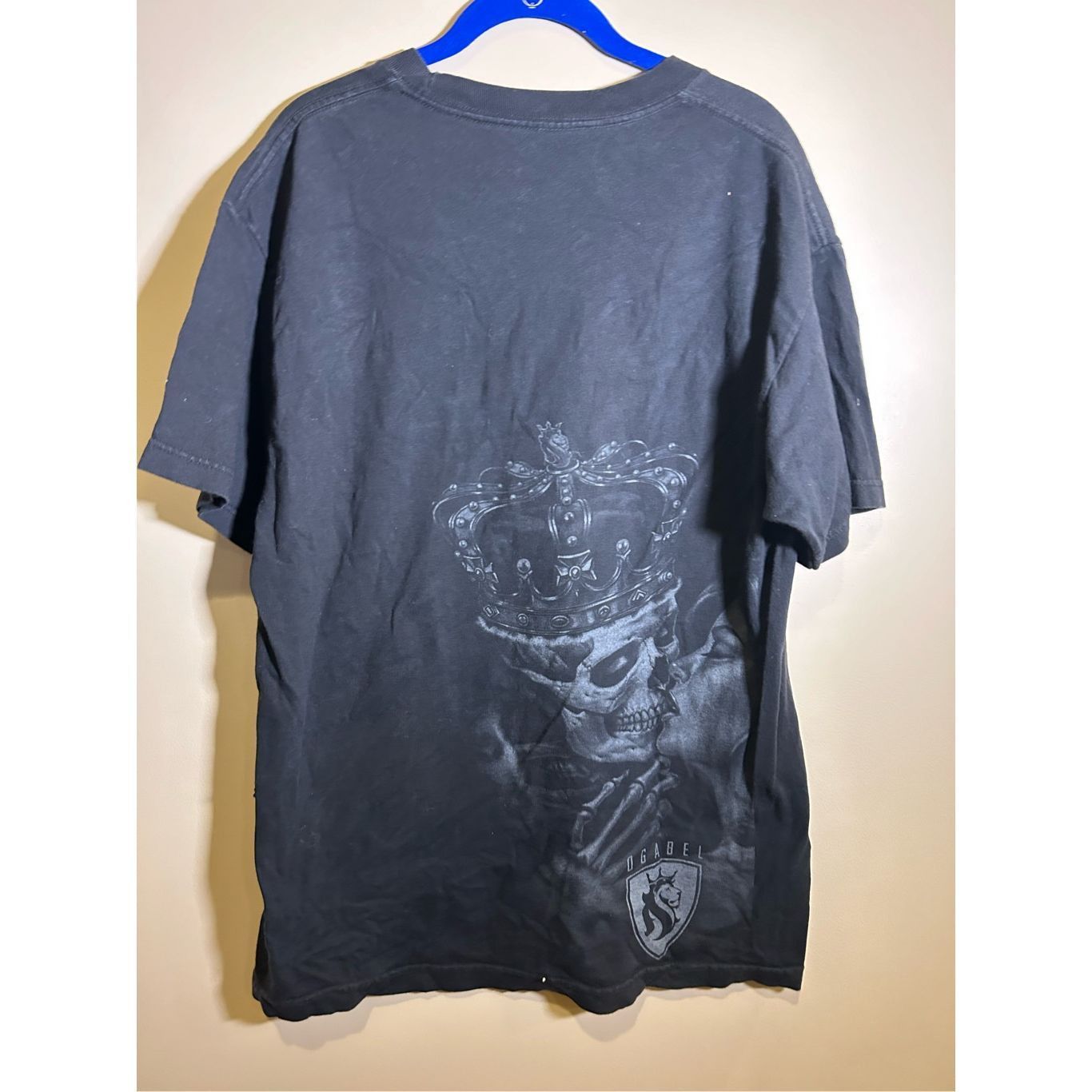 Vintage Y2K OGabel Lost-King T-Shirt L Skull King Graphic-Tee Grunge Size US L / EU 52-54 / 3 - 5 Thumbnail
