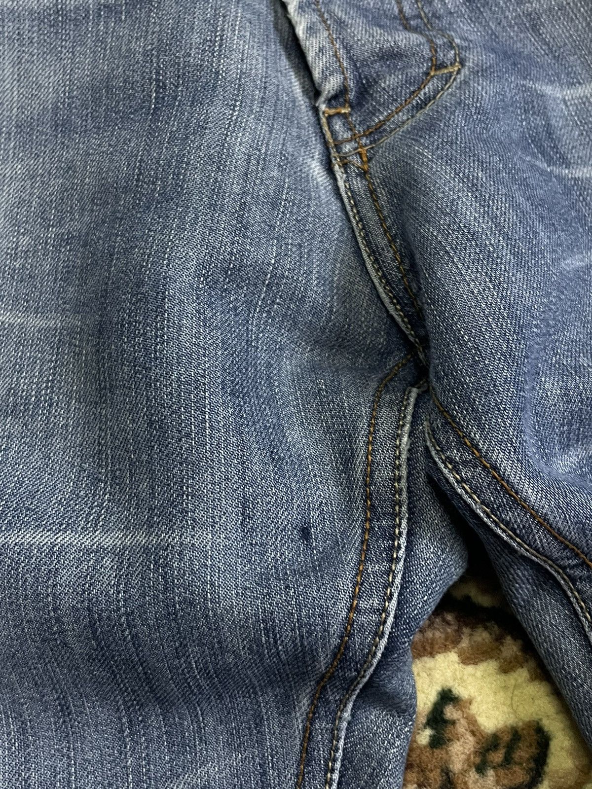 Diesel Vintage Diesel Y2K Denim Jeans 00’s Distressed RARE Size US 33 - 11 Thumbnail