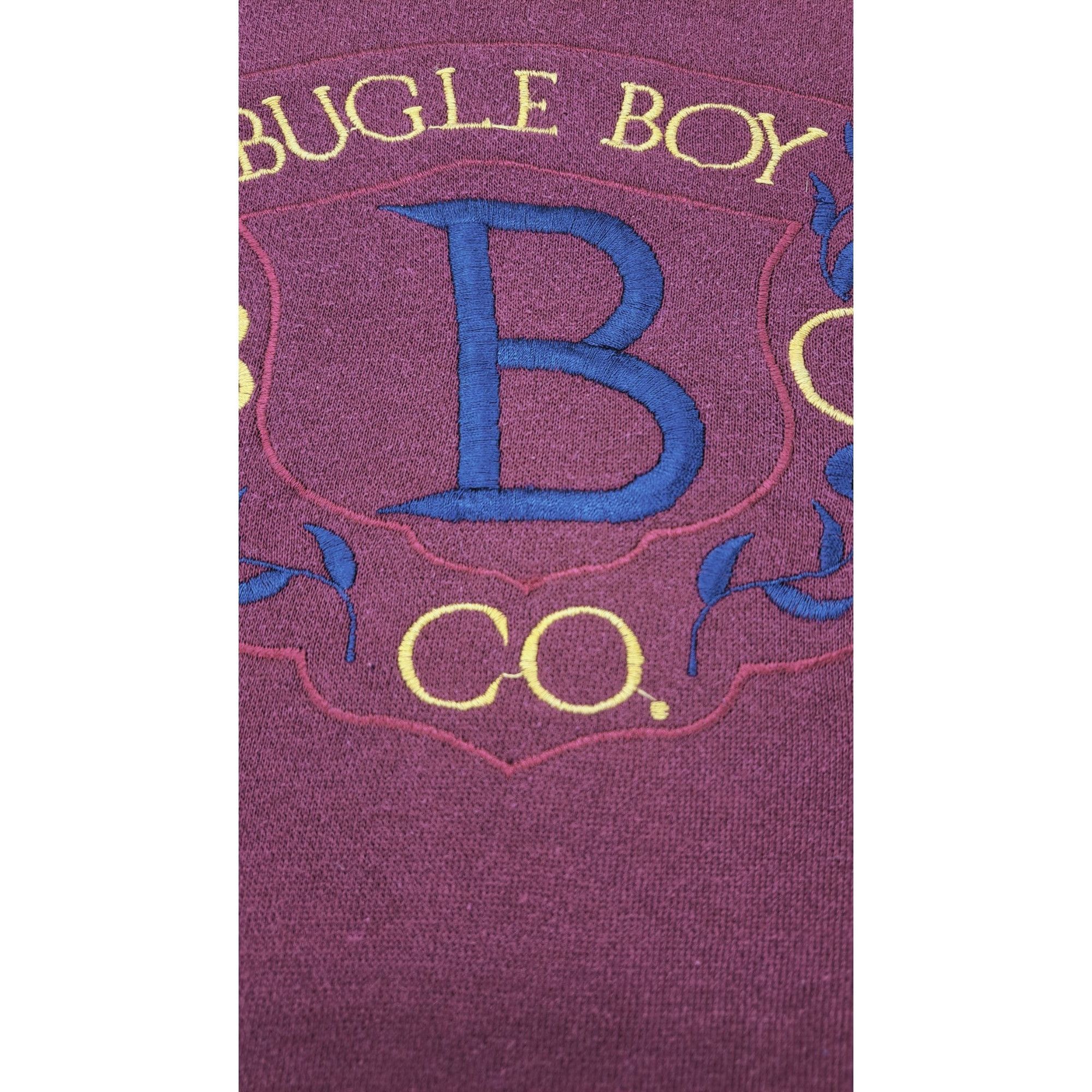 Bugle Boy Vintage Bugle Boy Sweatshirt Embroidered Blue Logo Oversized Size US M / EU 48-50 / 2 - 5 Thumbnail