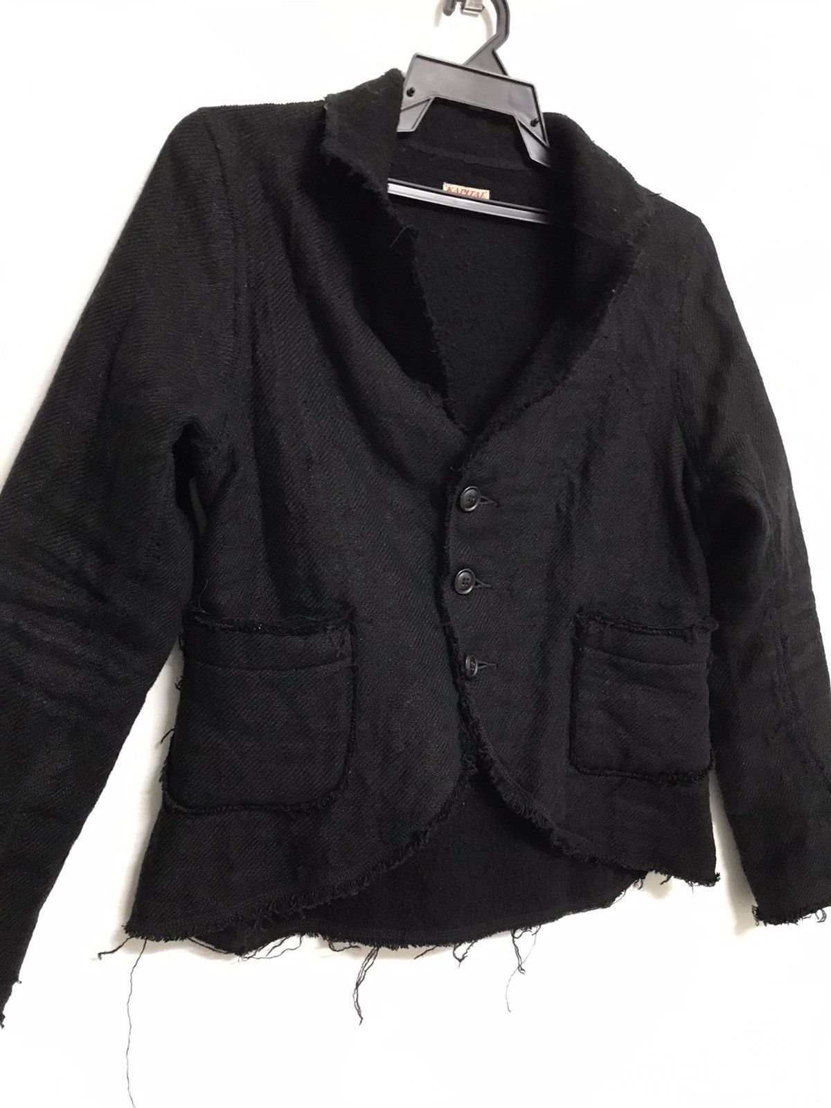 Kapital Kapital Black Wool Coat jacket Size US S / EU 44-46 / 1 - 9 Thumbnail