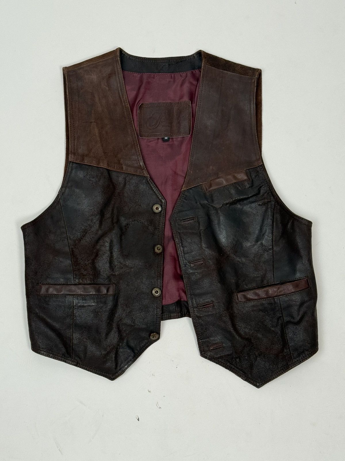 Other Vintage Leather Vest Size US M / EU 48-50 / 2 - 1 Thumbnail