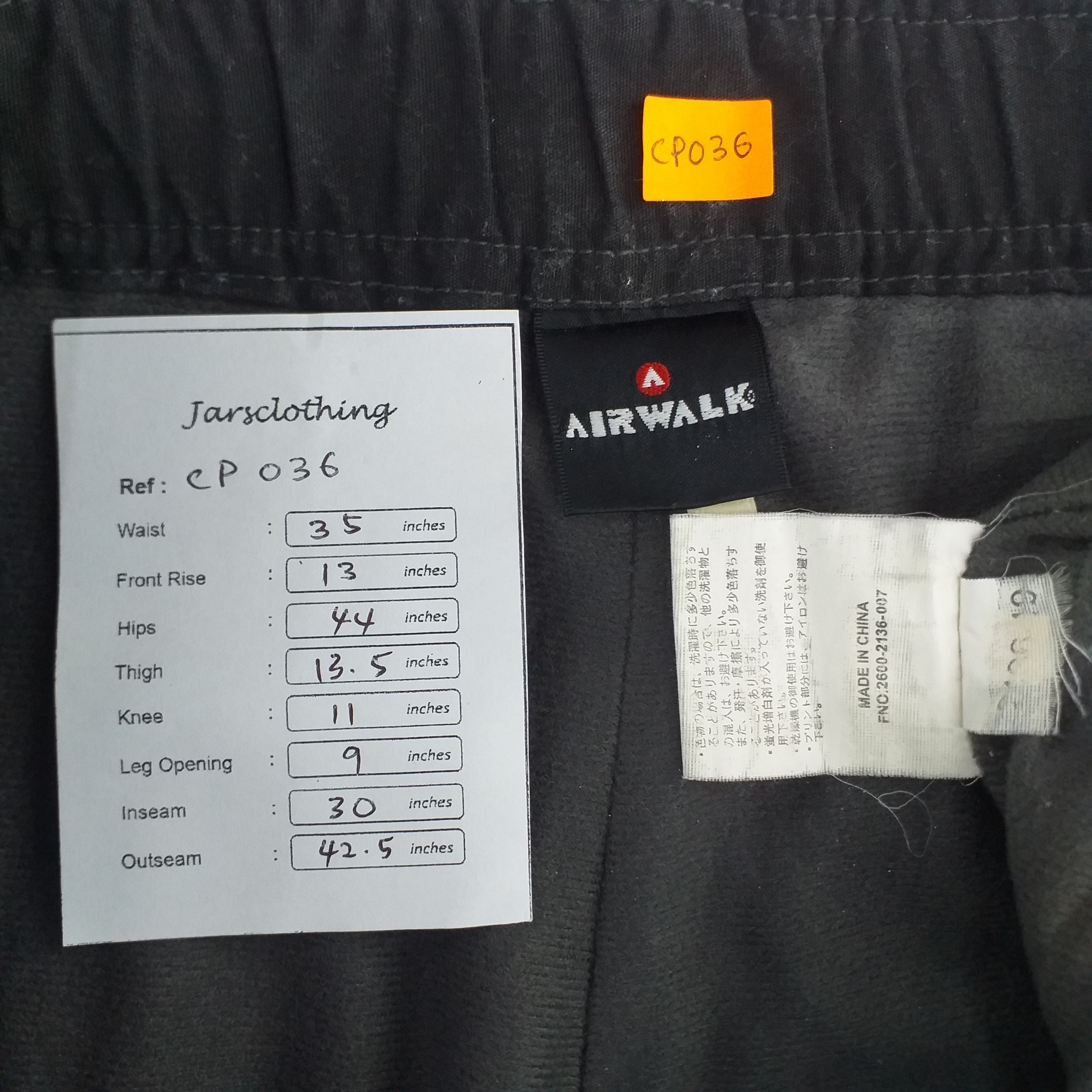 Japanese Brand Airwalk Custom Wool Japanese Brand Cargo Pockets Pants CP036 Size US 35 - 19 Thumbnail