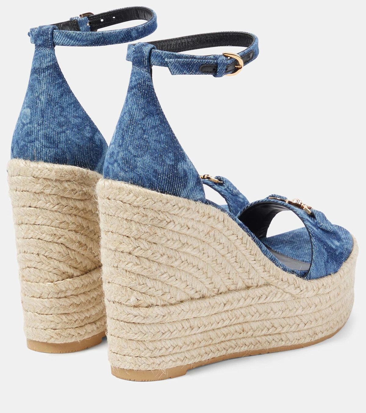 Versace o1y0226 Espadrille Sandals in Blue Size US 10 / IT 40 - 3 Thumbnail