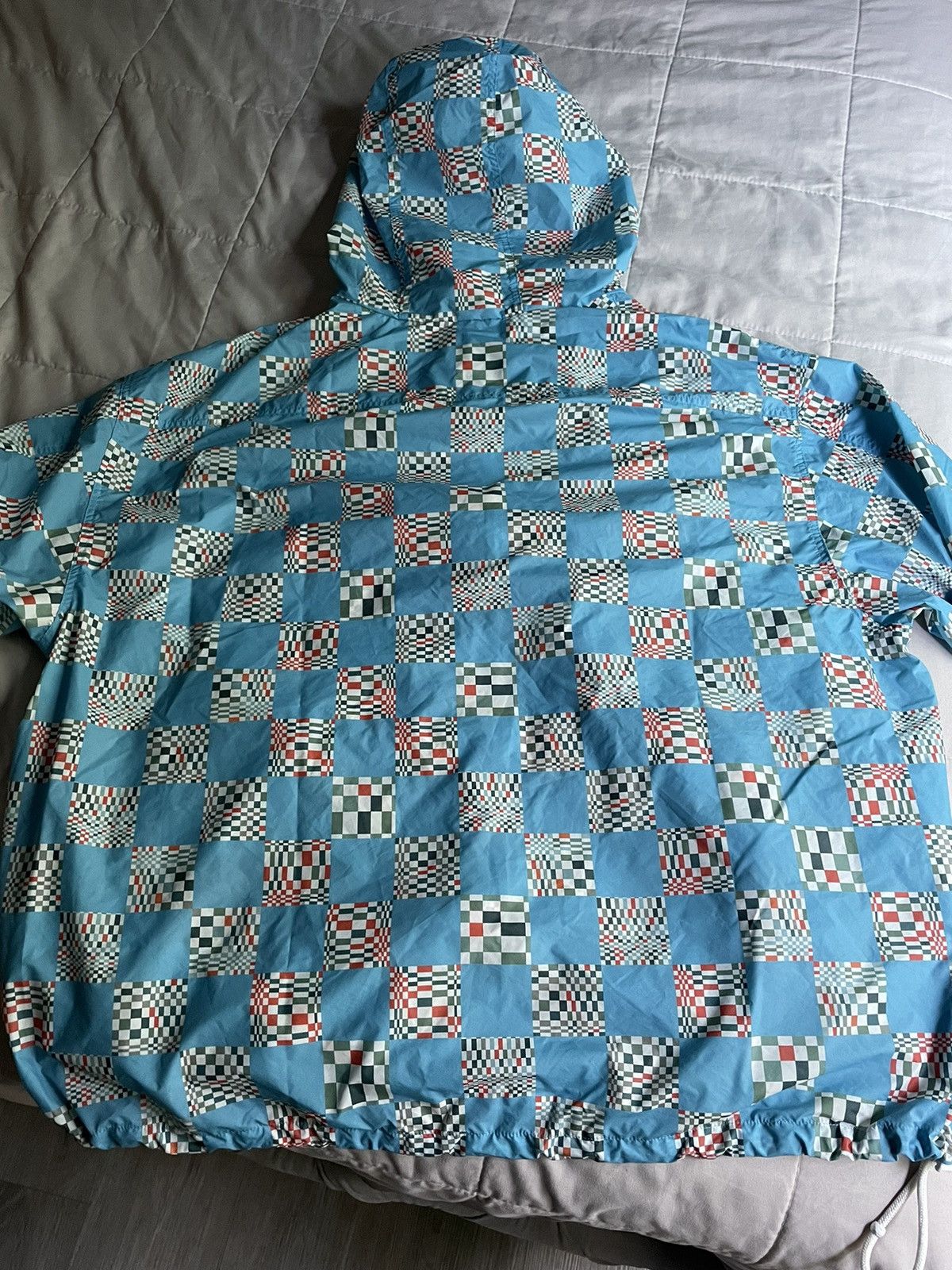 Louis Vuitton Louis Vuitton Distorted Damier Blue Windbreaker Size US M / EU 48-50 / 2 - 2 Thumbnail