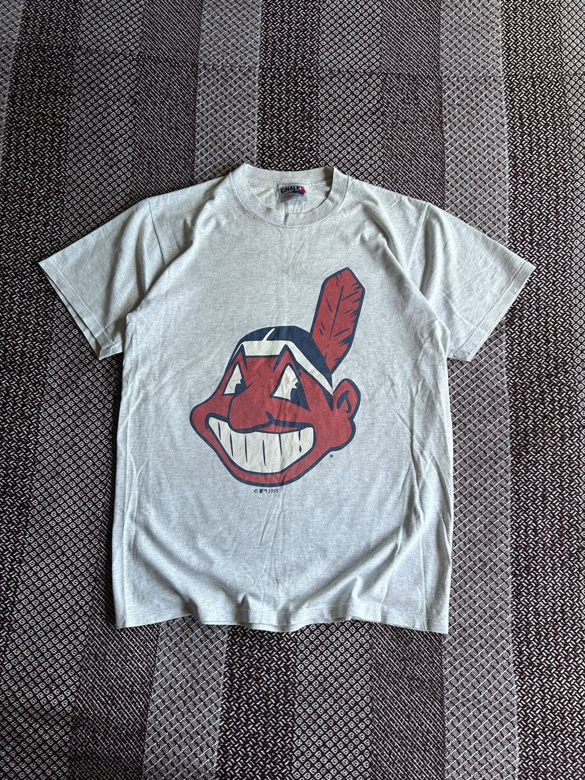 MLB × Vintage Vintage Cleveland 1995 MLB Rare Made in USA Streetwear Sz XL Size US XL / EU 56 / 4 - 1 Thumbnail