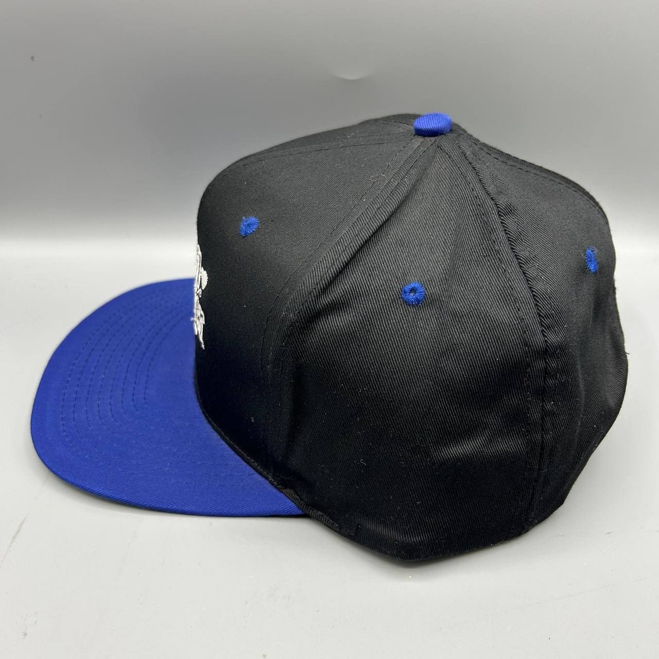 Other Vintage Aaron Carrier Hat Men Black Blue Snap Back Cap Size ONE SIZE - 3 Thumbnail