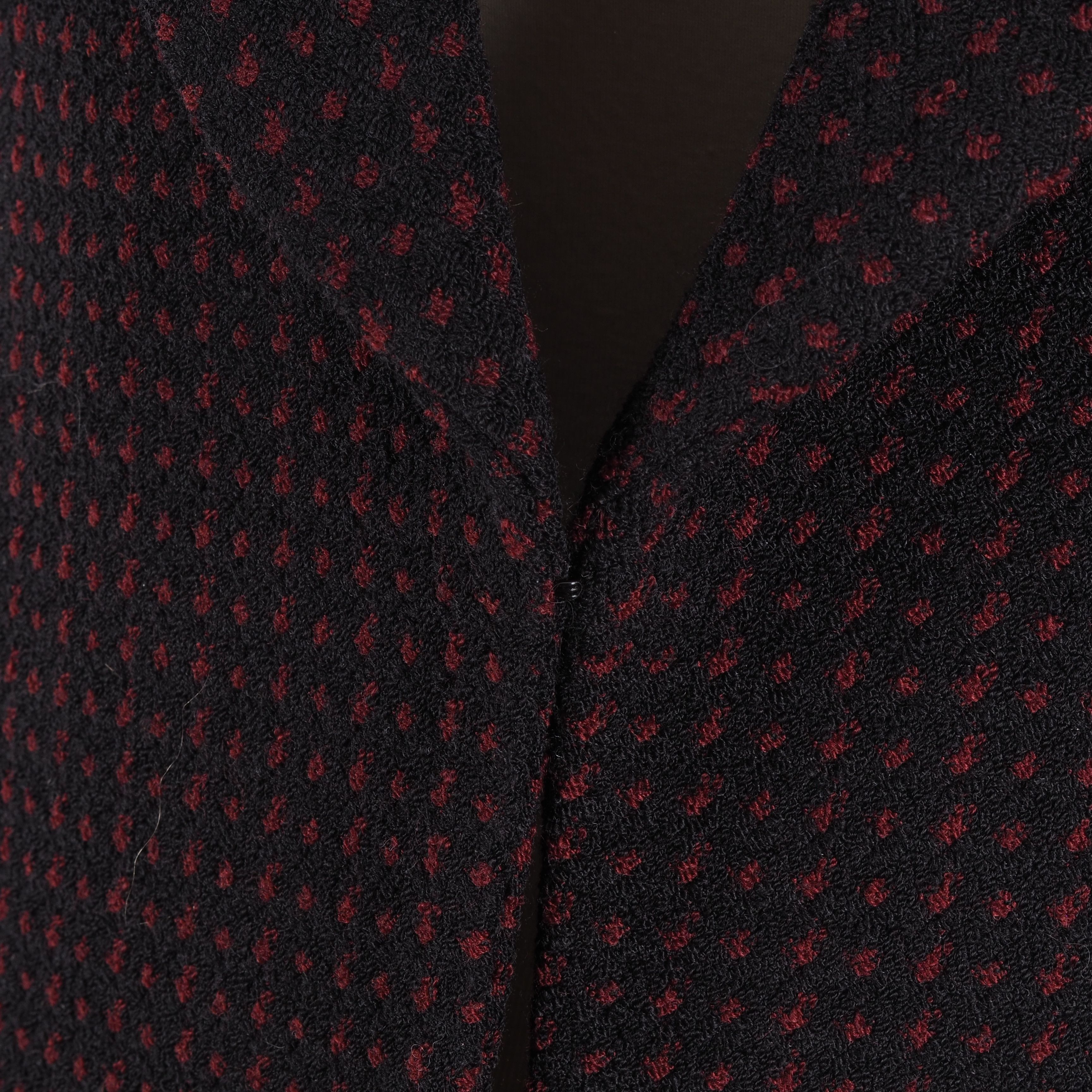 ba&sh Ba&sh Women's Black Red Open Lady Jacket Blazer Size L / US 10 / IT 46 - 3 Thumbnail