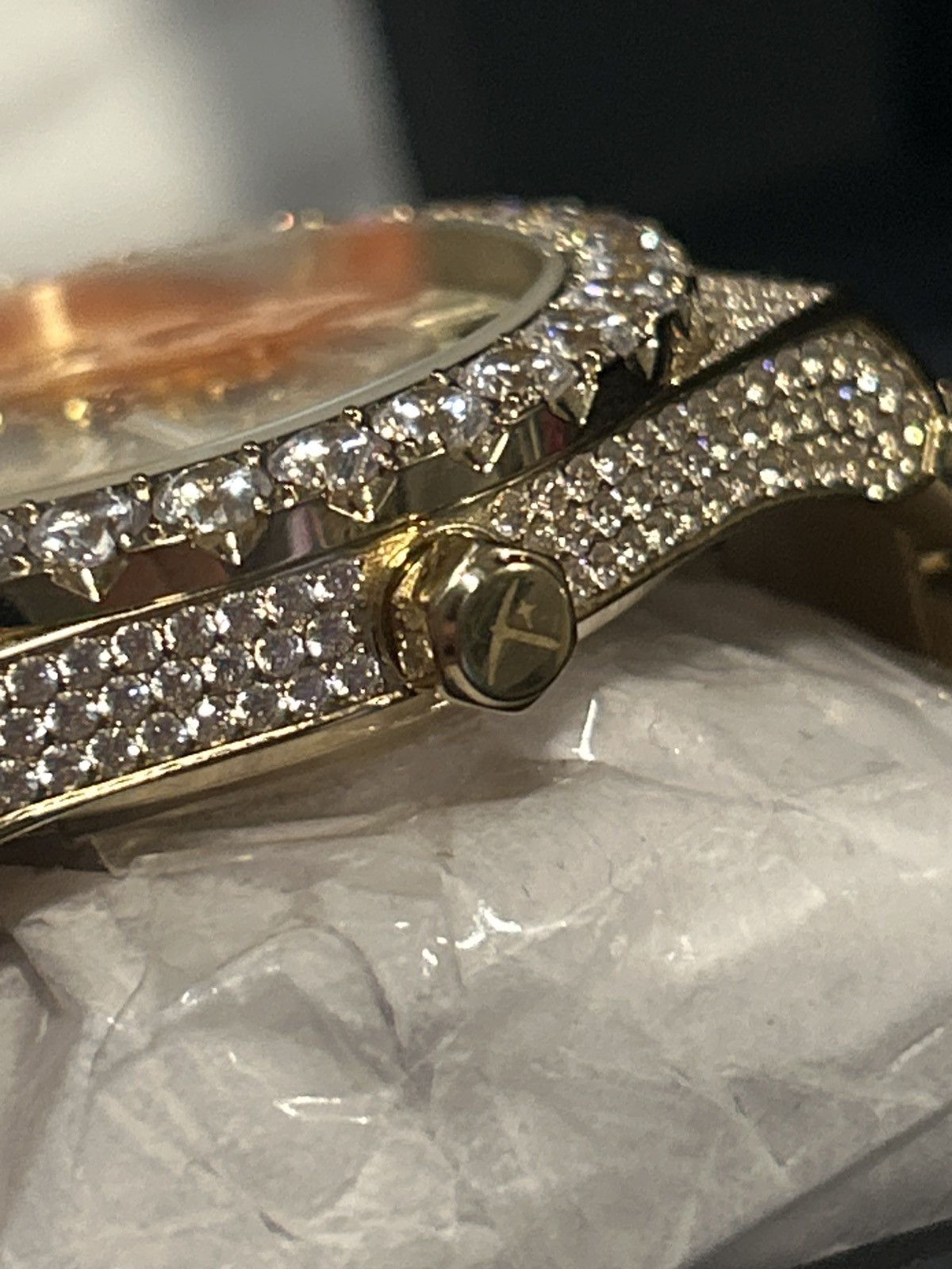 Other Shop GLD 42MM Iced Alpha Era Luminous Skeleton Size ONE SIZE - 10 Thumbnail