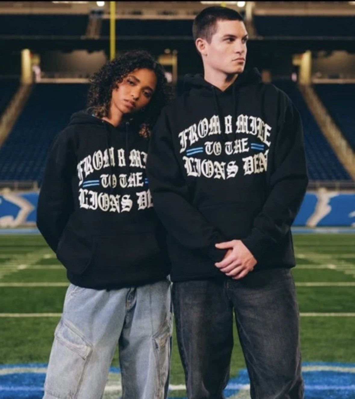 Eminem Eminem x Detroit Lions Hoodie “From 8 Mile to the Lions Den” Size US M / EU 48-50 / 2 - 3 Thumbnail