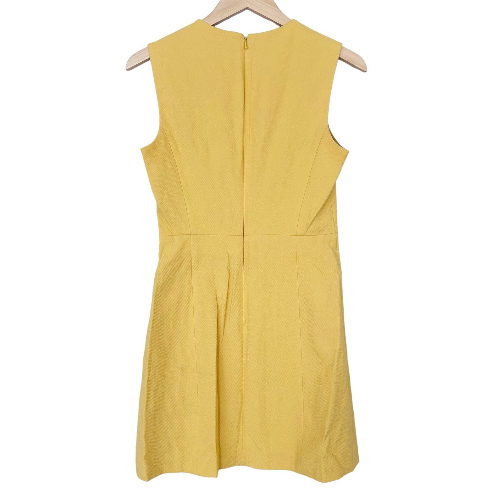 Theory Theory Franita Yellow Sheath Dress Sz 4 Size S / US 4 / IT 40 - 4 Thumbnail