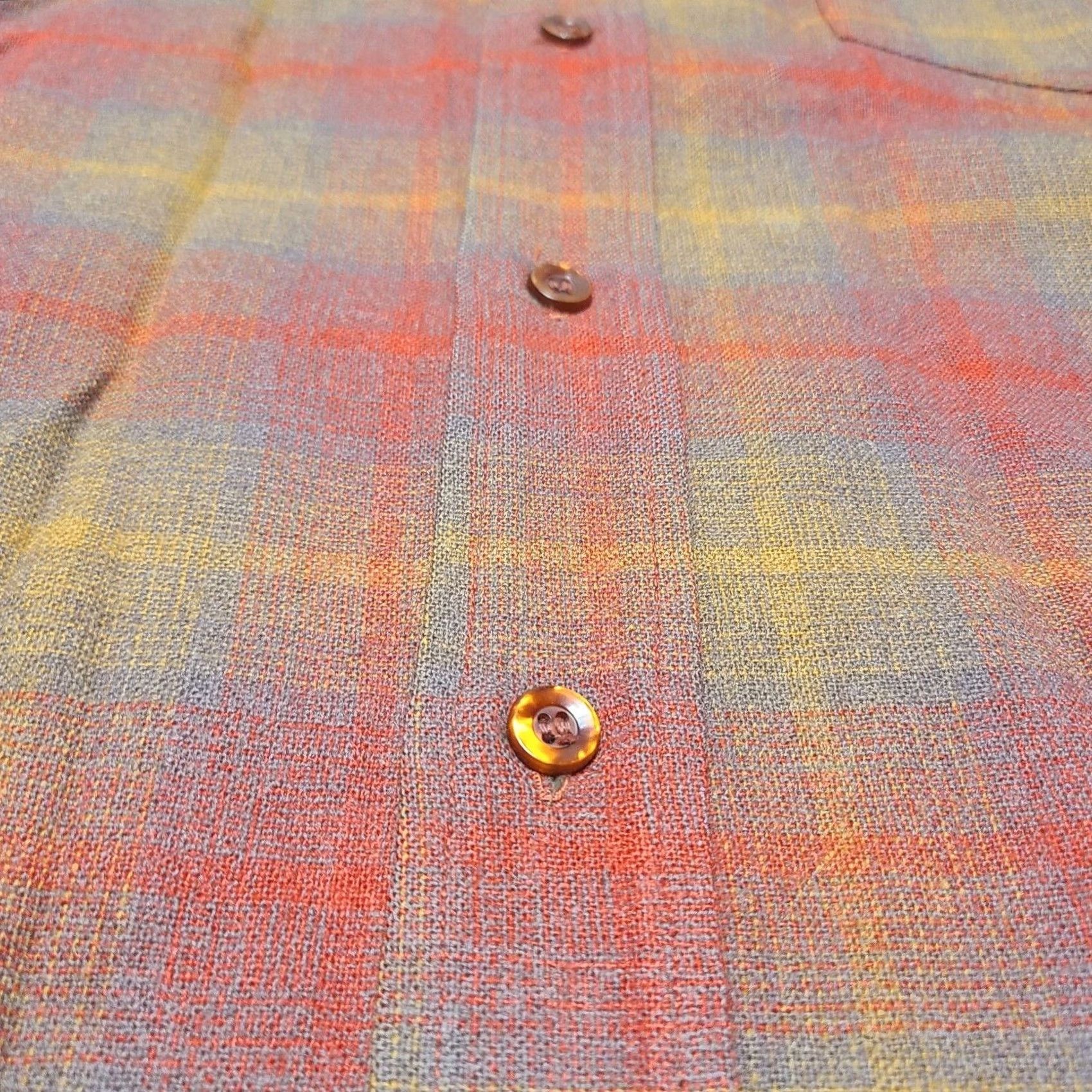 Pendleton VINTAGE Pendleton Shirt Plaid Wool Flannel Button-Up Long Sleeve Men Small Collared 70s Christmas Red California Roos Atkins Size US S / EU 44-46 / 1 - 4 Thumbnail