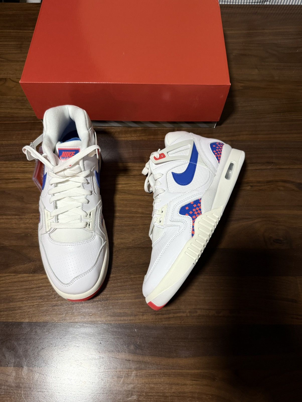 Nike Nike Air Tech Challenge 2 Pixel Court White/Crimson/Blue 11 Size US 11 / EU 44 - 1 Thumbnail