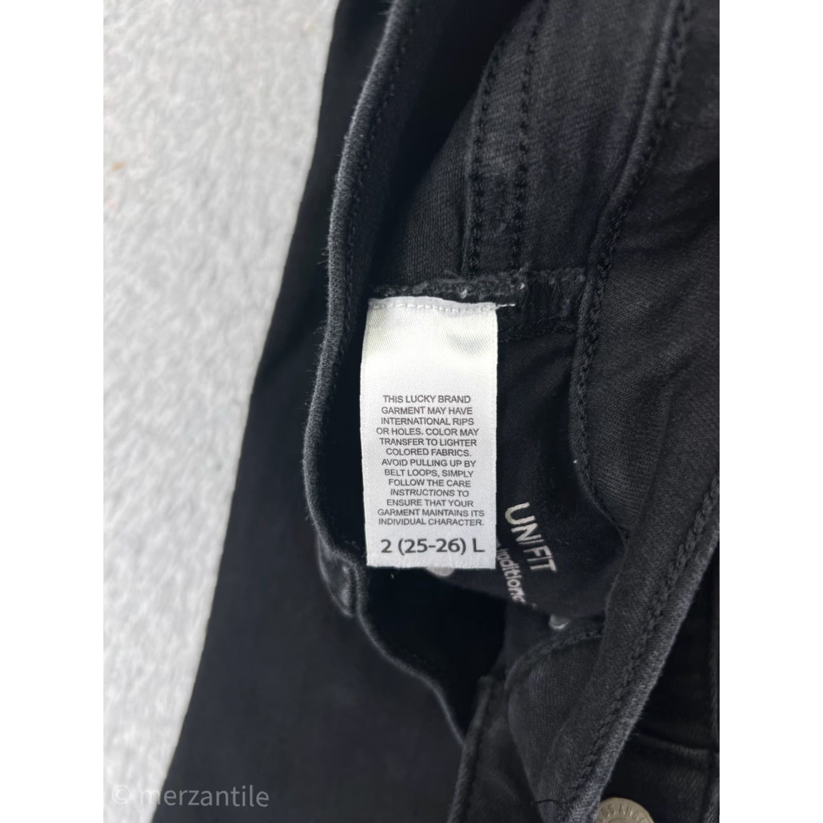 Lucky Brand Lucky Brand Jeans Womens 2 Black Denim Dark Wash Mid Rise Skinny Stretch Jeans - 30 Inseam Size 26" / US 2 / IT 38 - 4 Thumbnail