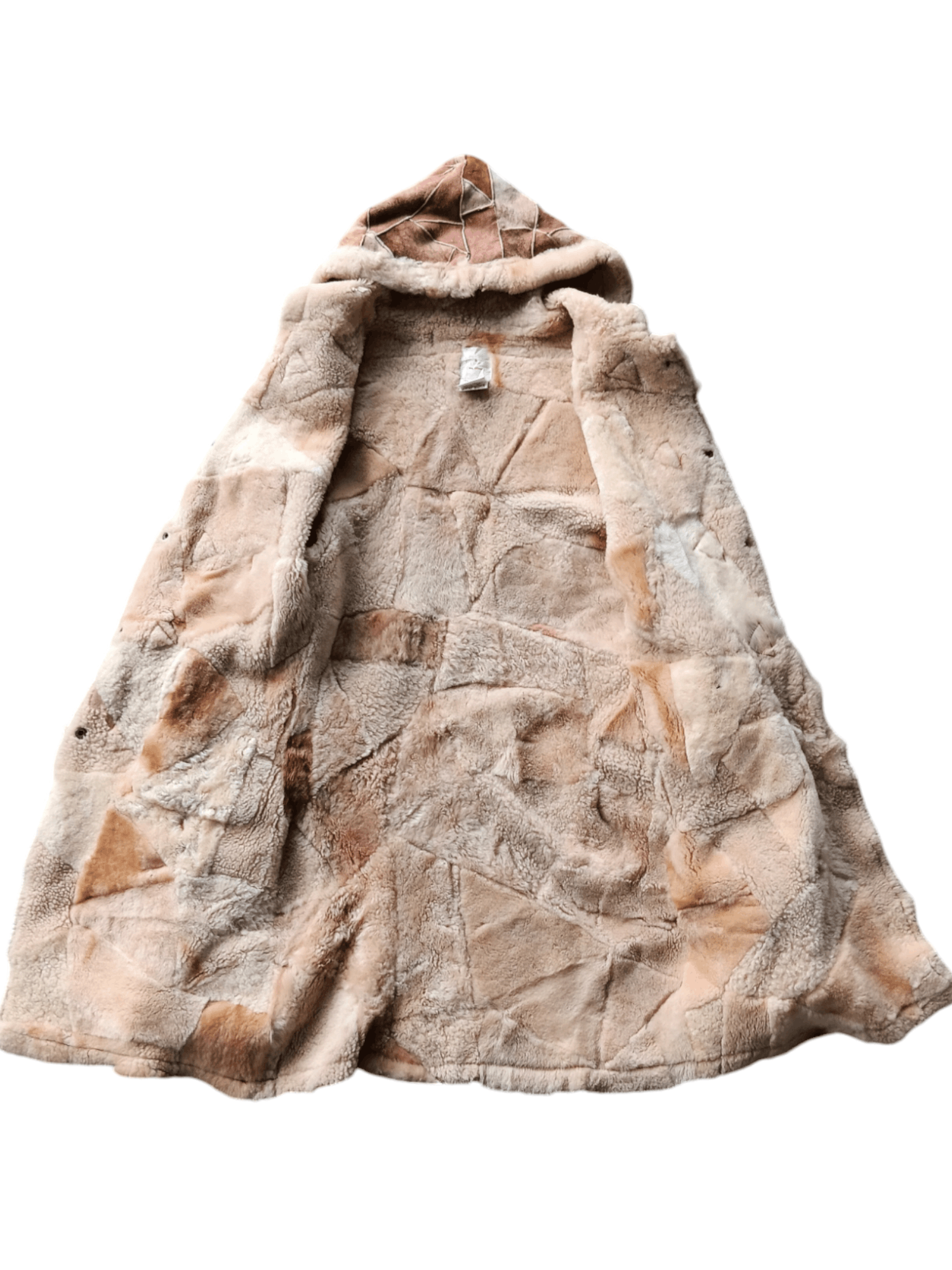 Japanese Brand × Le Grande Bleu (L.G.B.) Peace & love shep skin suede leather patchwork jacket Size M / US 6-8 / IT 42-44 - 9 Thumbnail