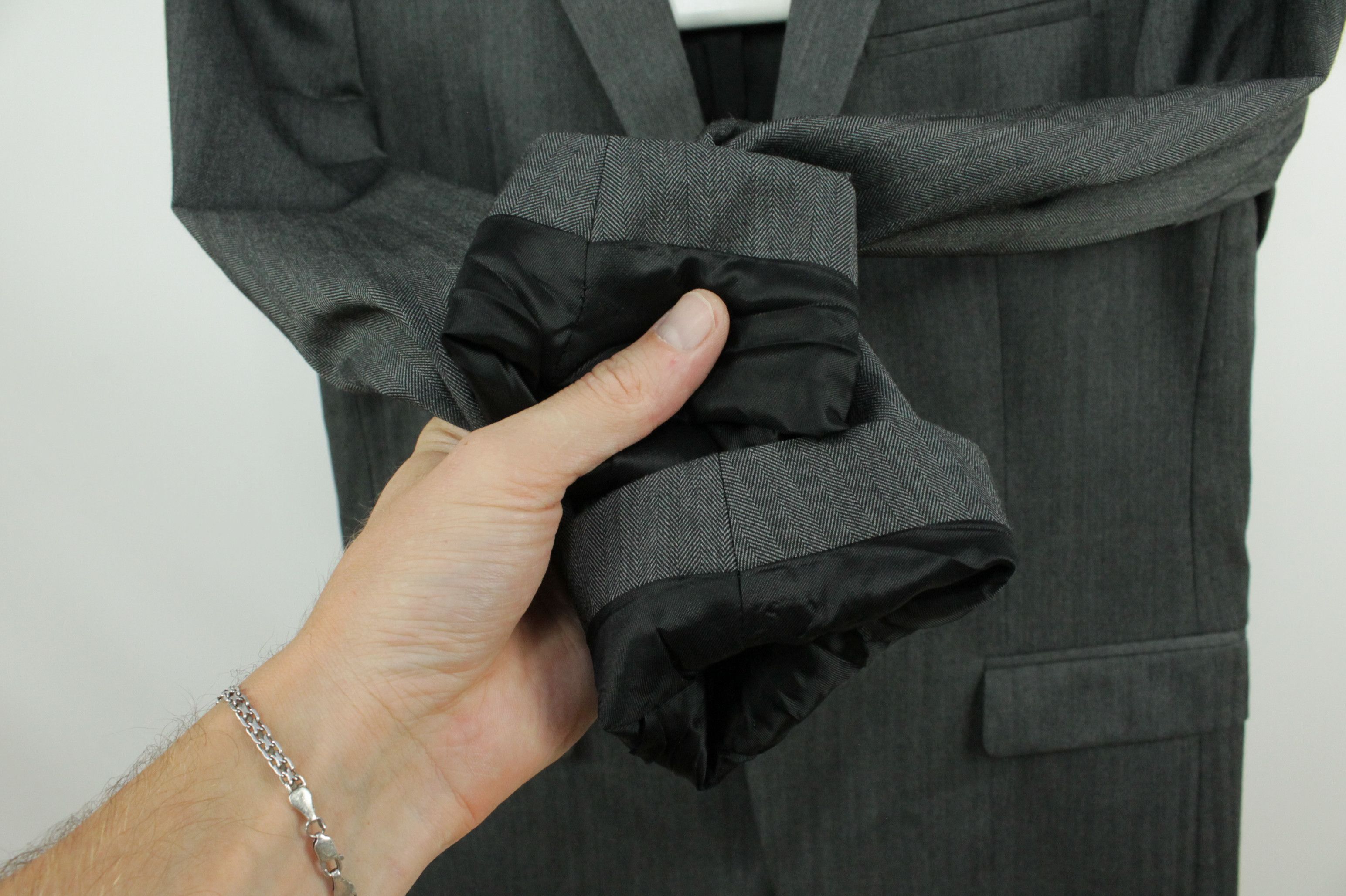 Designer × Hugo Boss Hugo Boss Extra Slim Fit Stretch Gray Wool Blazer Jacket Size US S / EU 44-46 / 1 - 5 Thumbnail