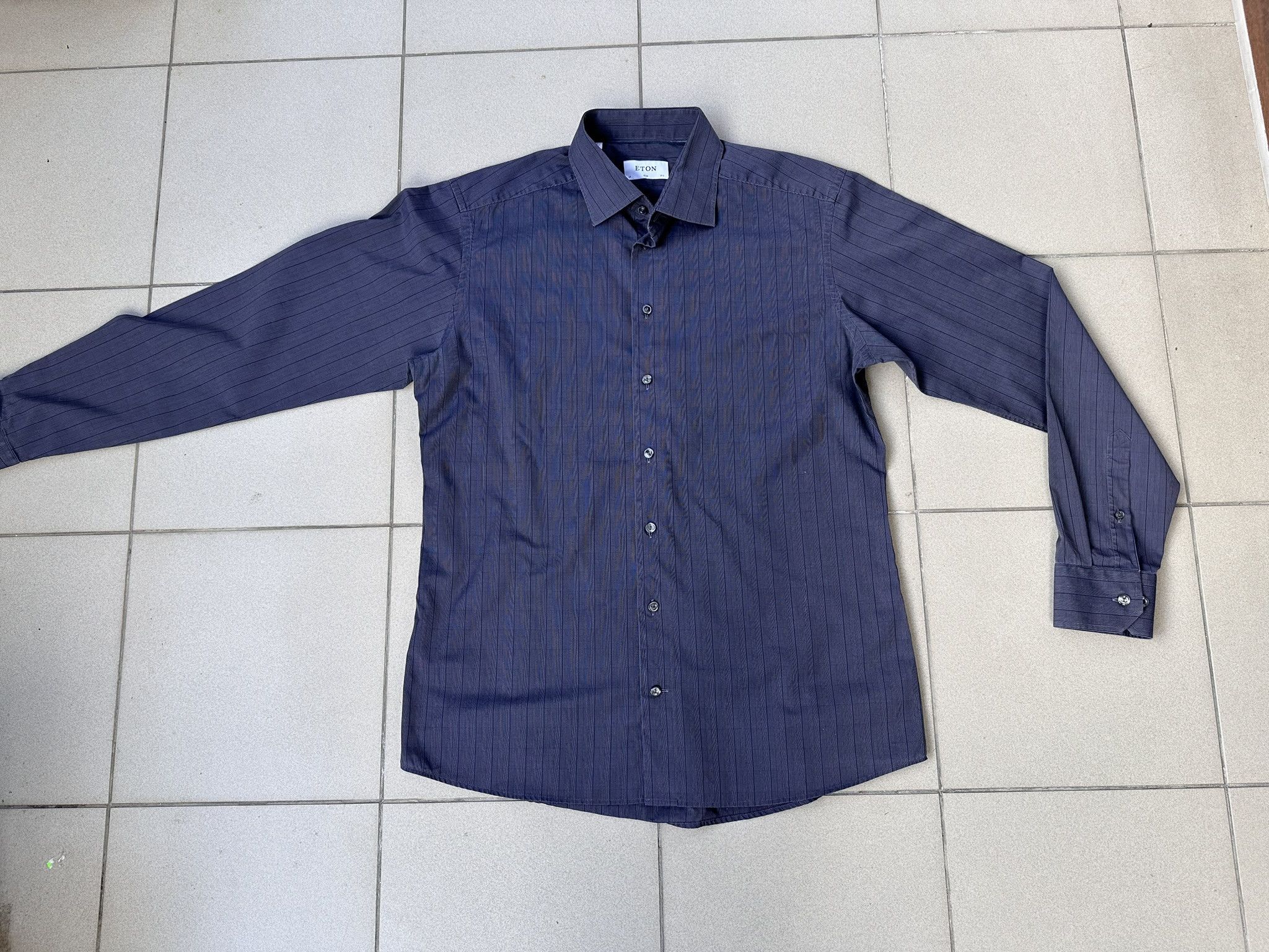 Eton Eton button up men elegant shirt slim striped Size US L / EU 52-54 / 3 - 5 Thumbnail