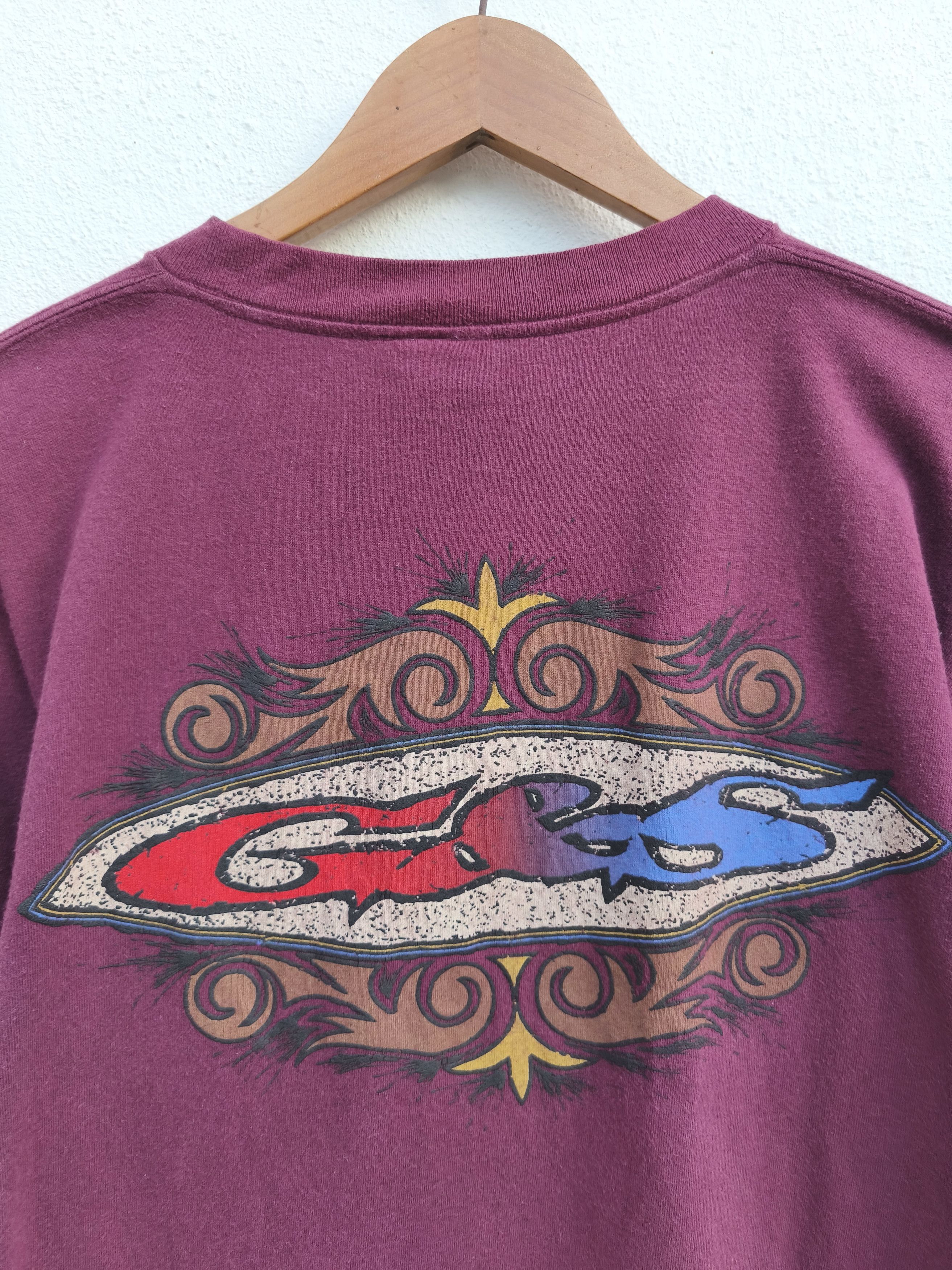 Gordon Rush 🔥 Vtg 90s Gordon And Smith t shirt long sleeve streetwear Size US M / EU 48-50 / 2 - 1 Thumbnail