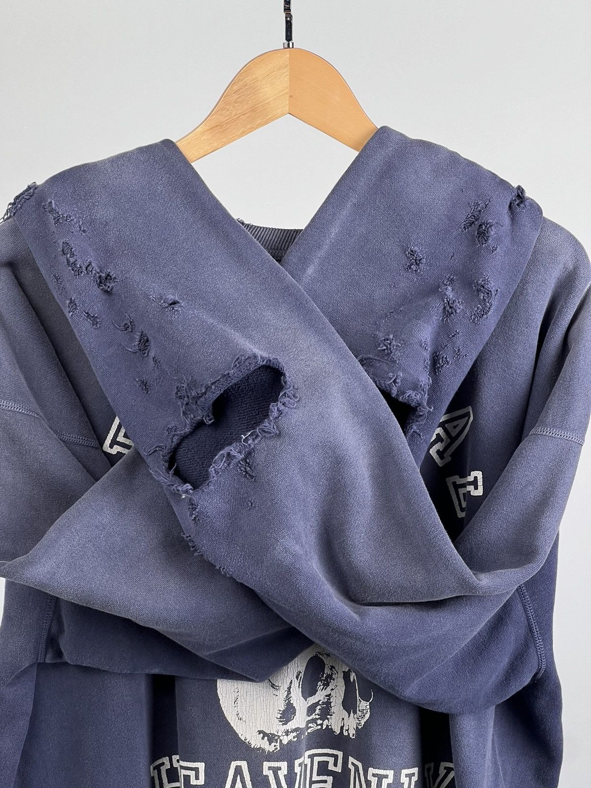 Saint Michael Distressed college sweatshirt XL Size US XL / EU 56 / 4 - 5 Thumbnail